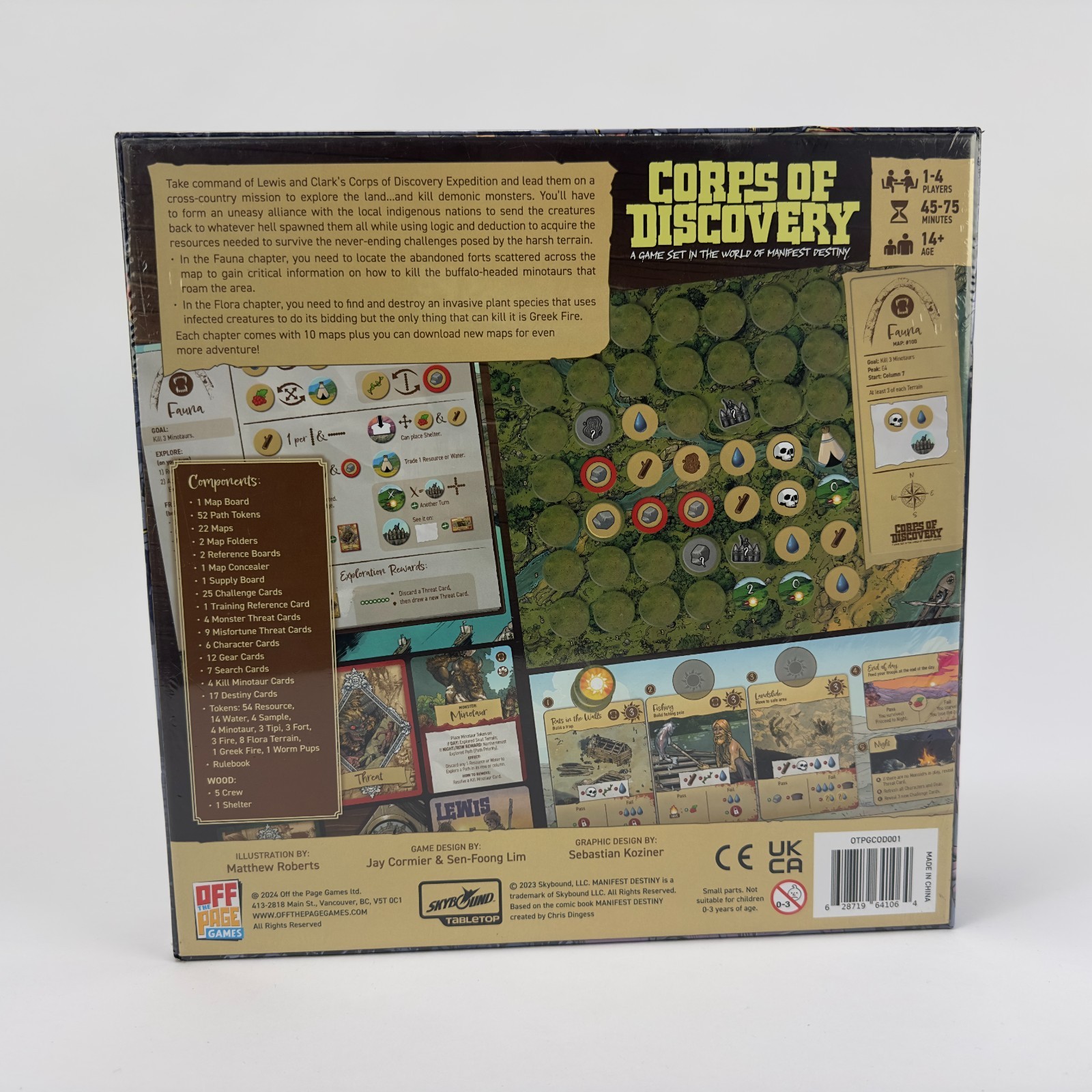 New Factory Sealed ‘Corps of Discovery’ Board Game in Damaged Box | Off The Page