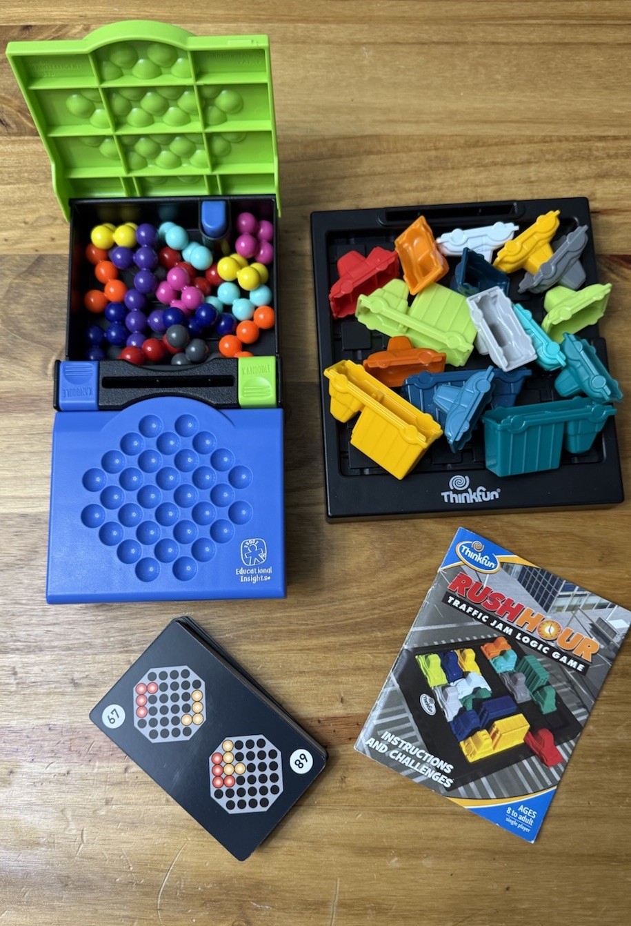 Game Lot Kanoodle Rush Hour Kids Strategy Educational
