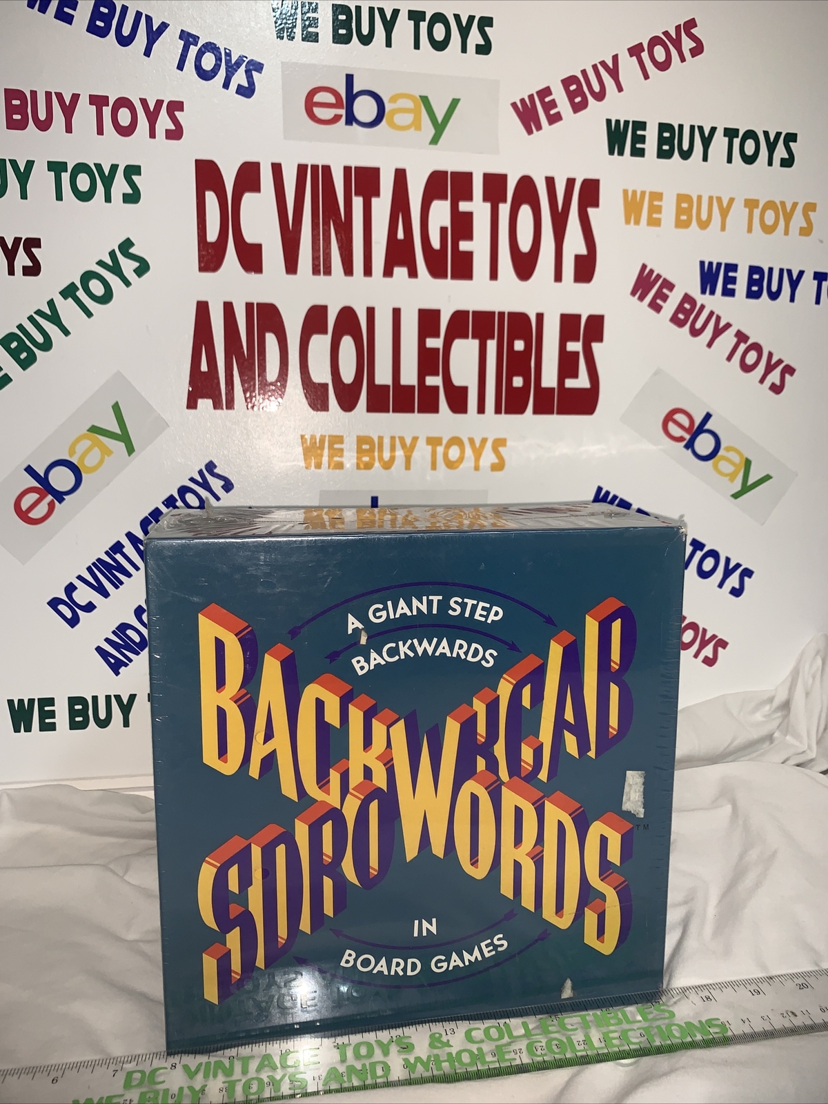 Random House “Backwards” Board Game New Sealed RARE! 3-8 Players Reverse English