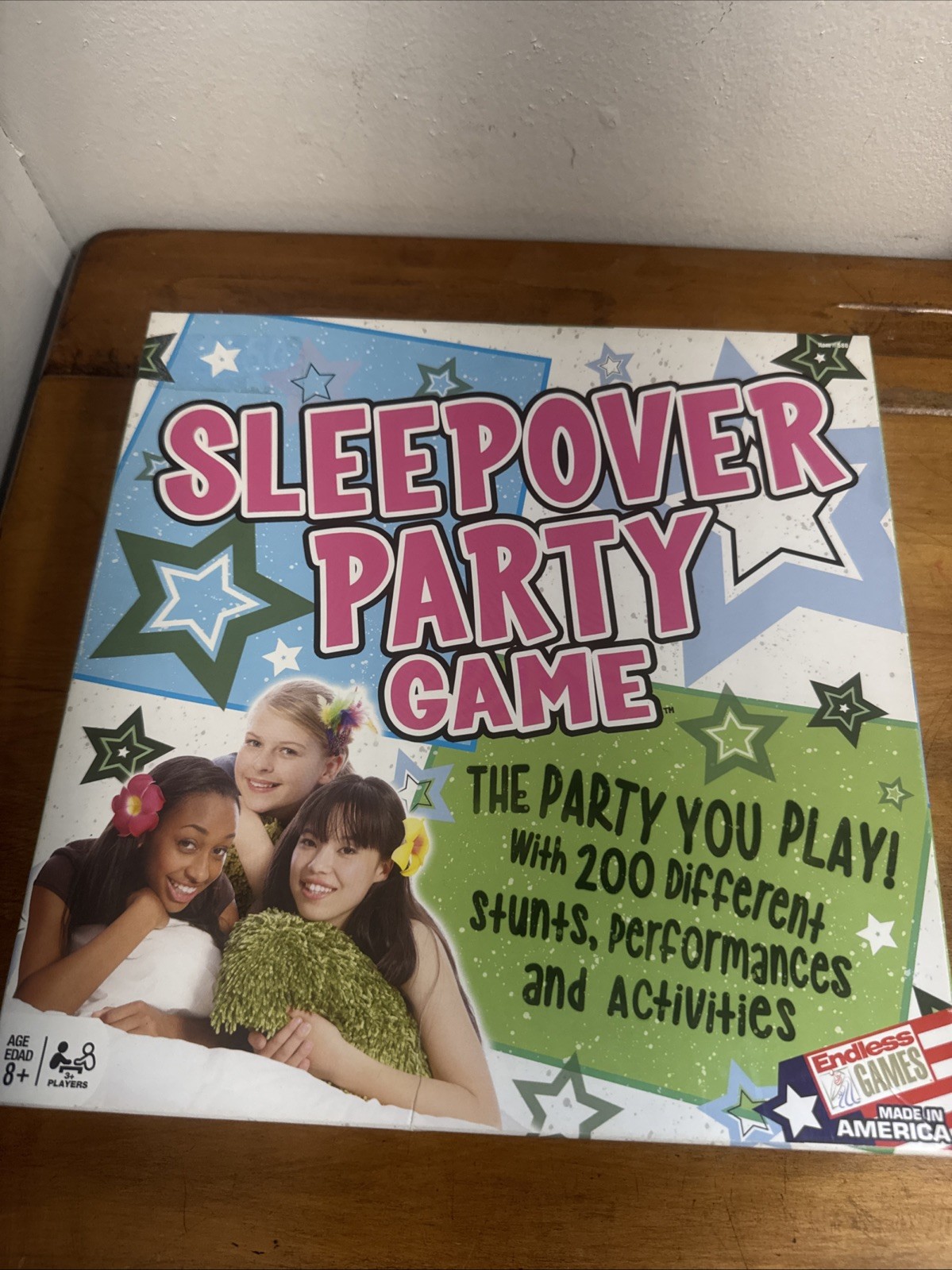 The Sleepover Party Board Game 200 Activities Slumber (missing Instructions)