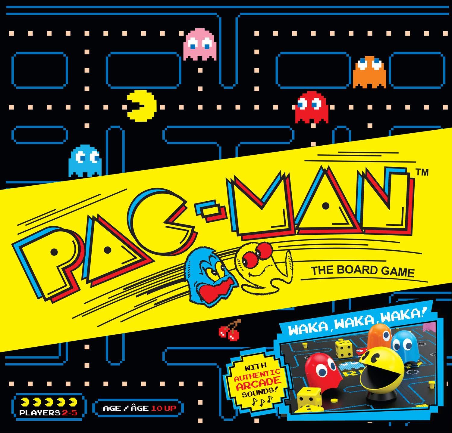 Pac Man Board Game Classic Arcade Experience 2 to 5 Players Ages 10 Plus