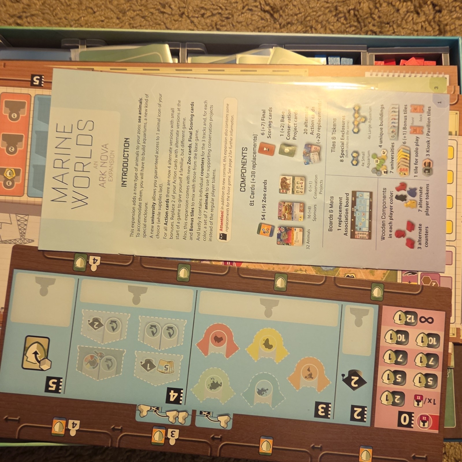 Ark Nova Plus Expansion With Folded Space Insert