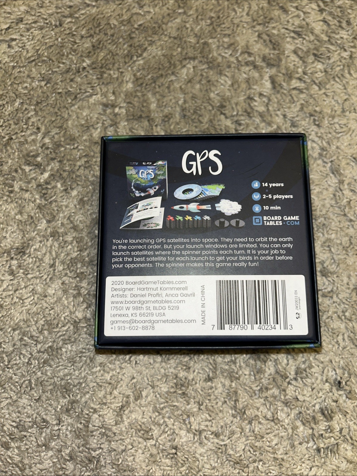 GPS Board Game Complete With Instructions 2020 Tables 2-5 Players