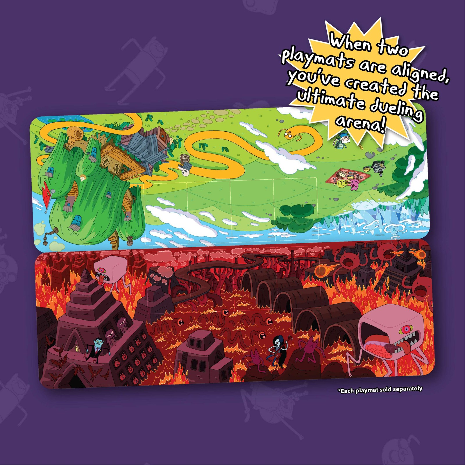Adventure Time Card Wars: Nightosphere Playmat (Kickstarter Exclusive)