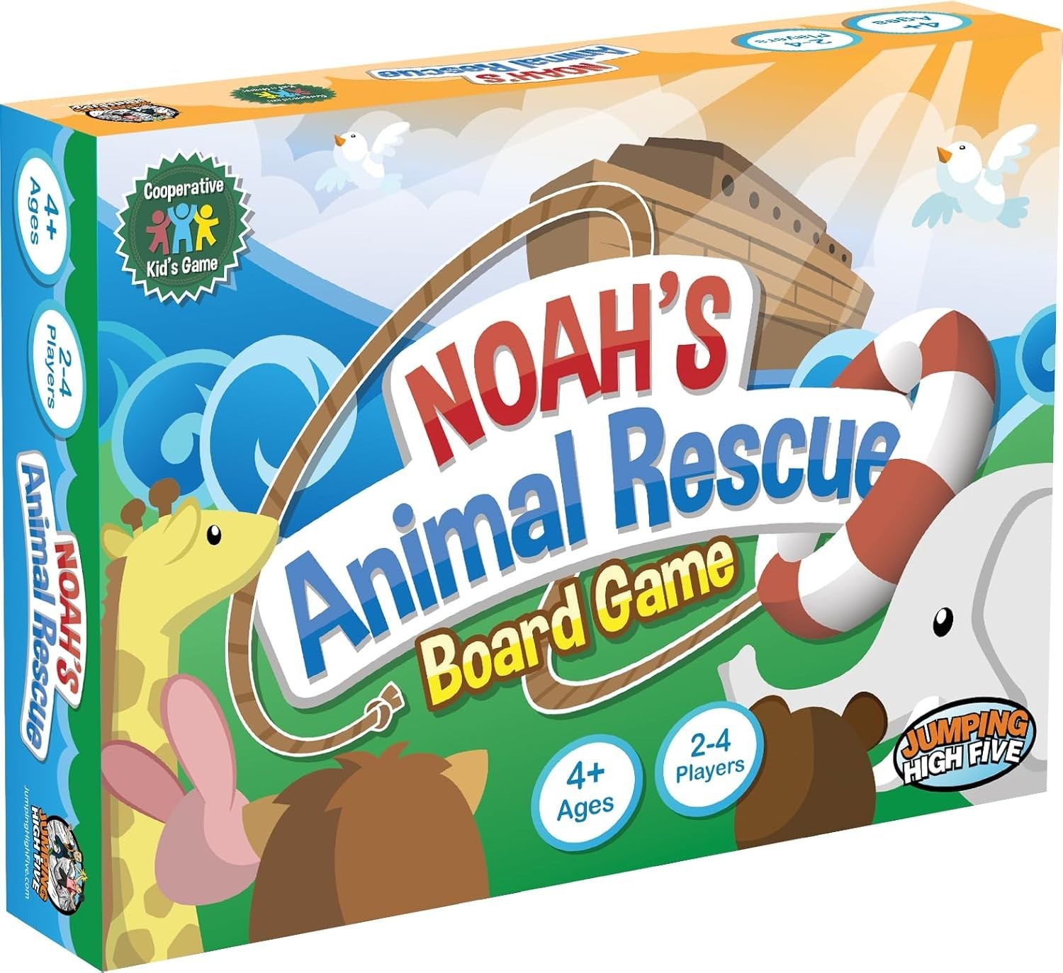 Kids Board Game Noah’s Animal Rescue Team Play Educational Fun for Family Night