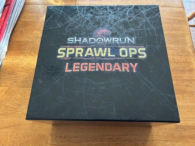 Shadowrun Sprawl Ops Legendary Sci-Fic Strategy RPG Board Game 2018 Catalyst