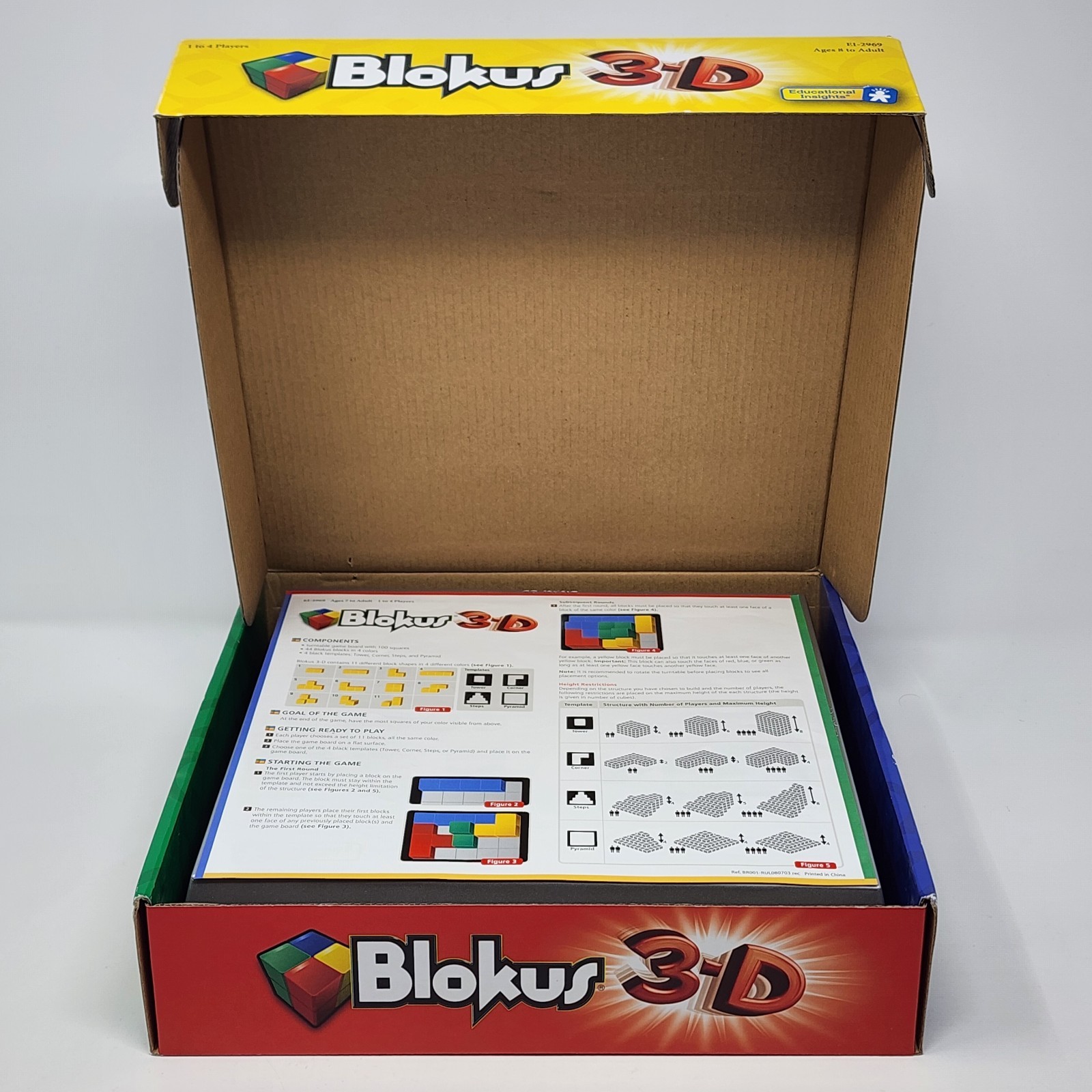 Blokus 3D Board Game Block By Block Building 2969 Educational Insights Complete