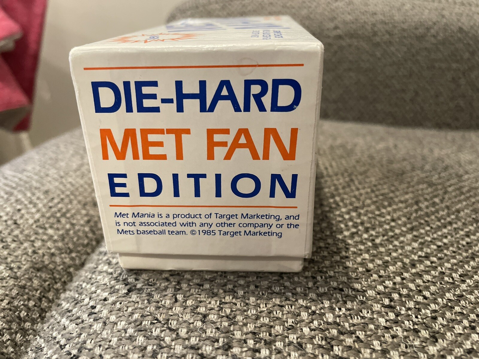 Vintage 1985 Target Met Mania Die Hard Met Edition SPORTS Trivia Game RARE