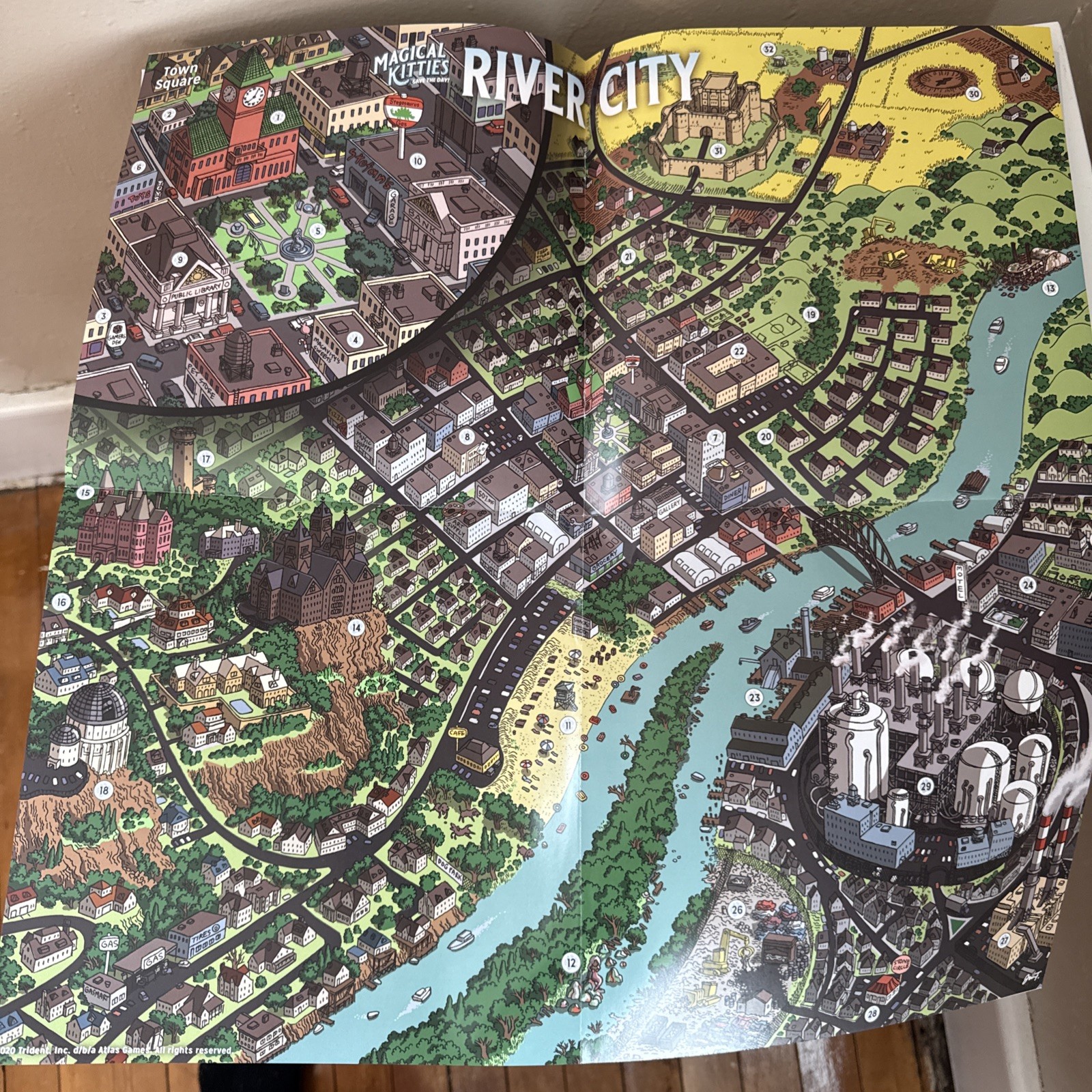Magical Kitties Save the Day Atlas Games Complete Roleplaying Game Set Dice Maps
