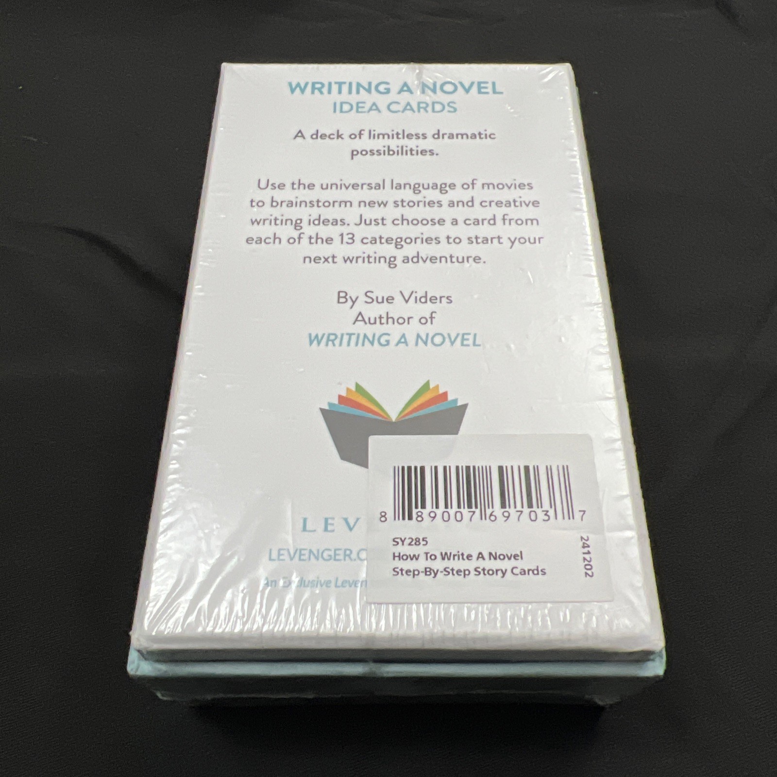 NIB Levenger Writing a Novel Idea Cards Brainstorming Story Game Sue Viders New