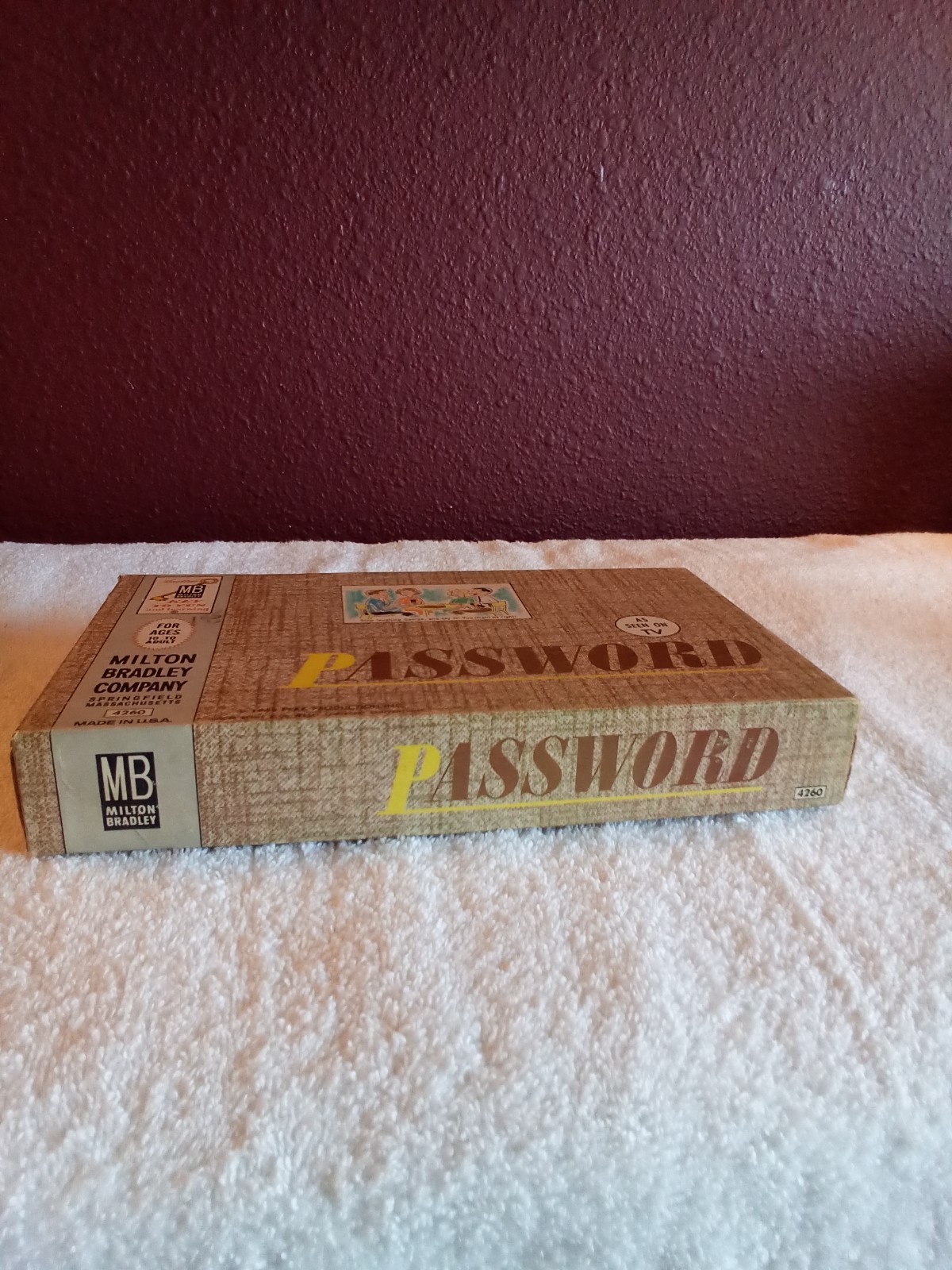 Vintage 1962 Milton Bradley Password Game#4260 Complete Game!
