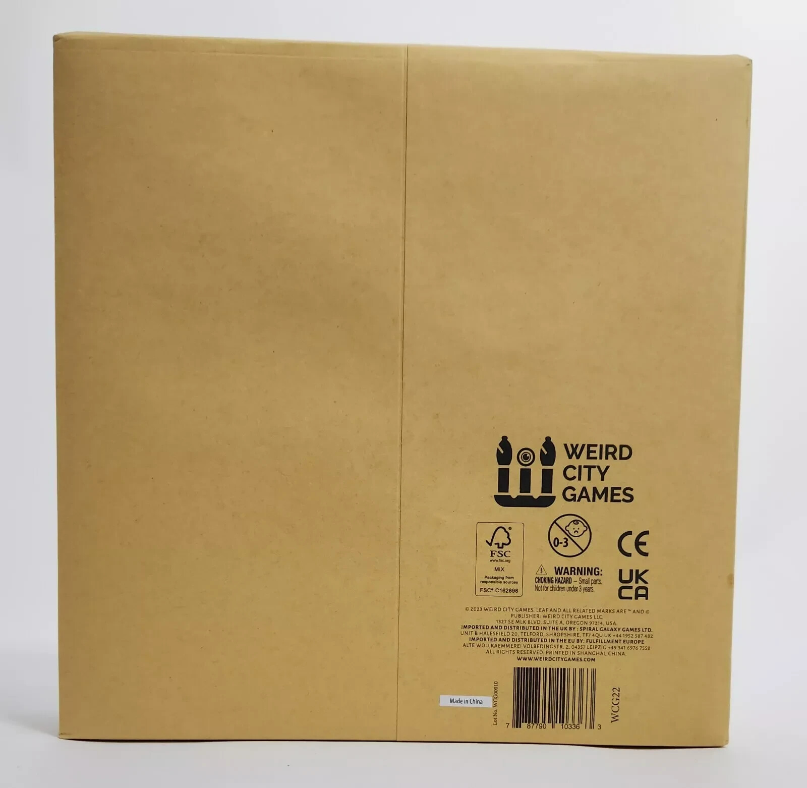Leaf KS Deluxe Edition Board Game NIS Brown Paper Branded Wrap