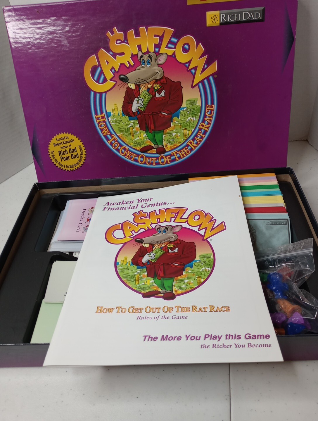 Cashflow Investing 101 Board Game Rich Dad Poor Dad Robert Kiyosaki Financial