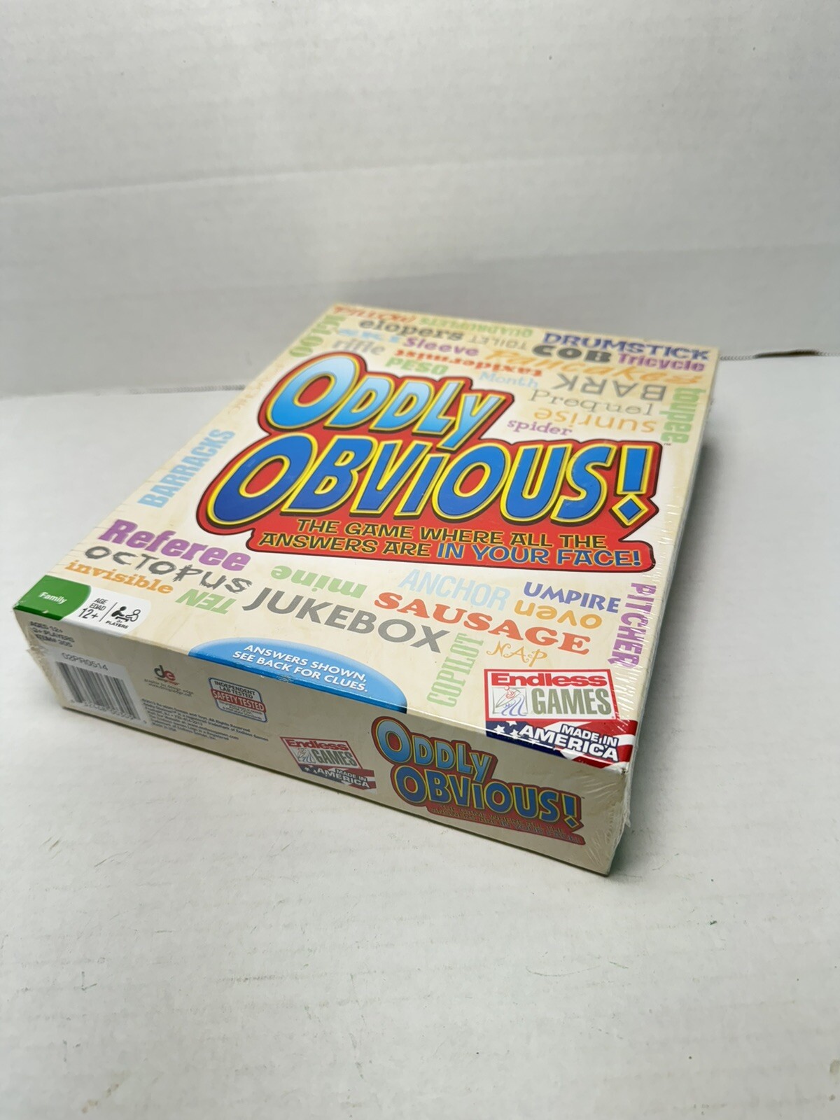 Oddly Obvious! Endless Games Factory Sealed NEW Free Shipping Family Game Night