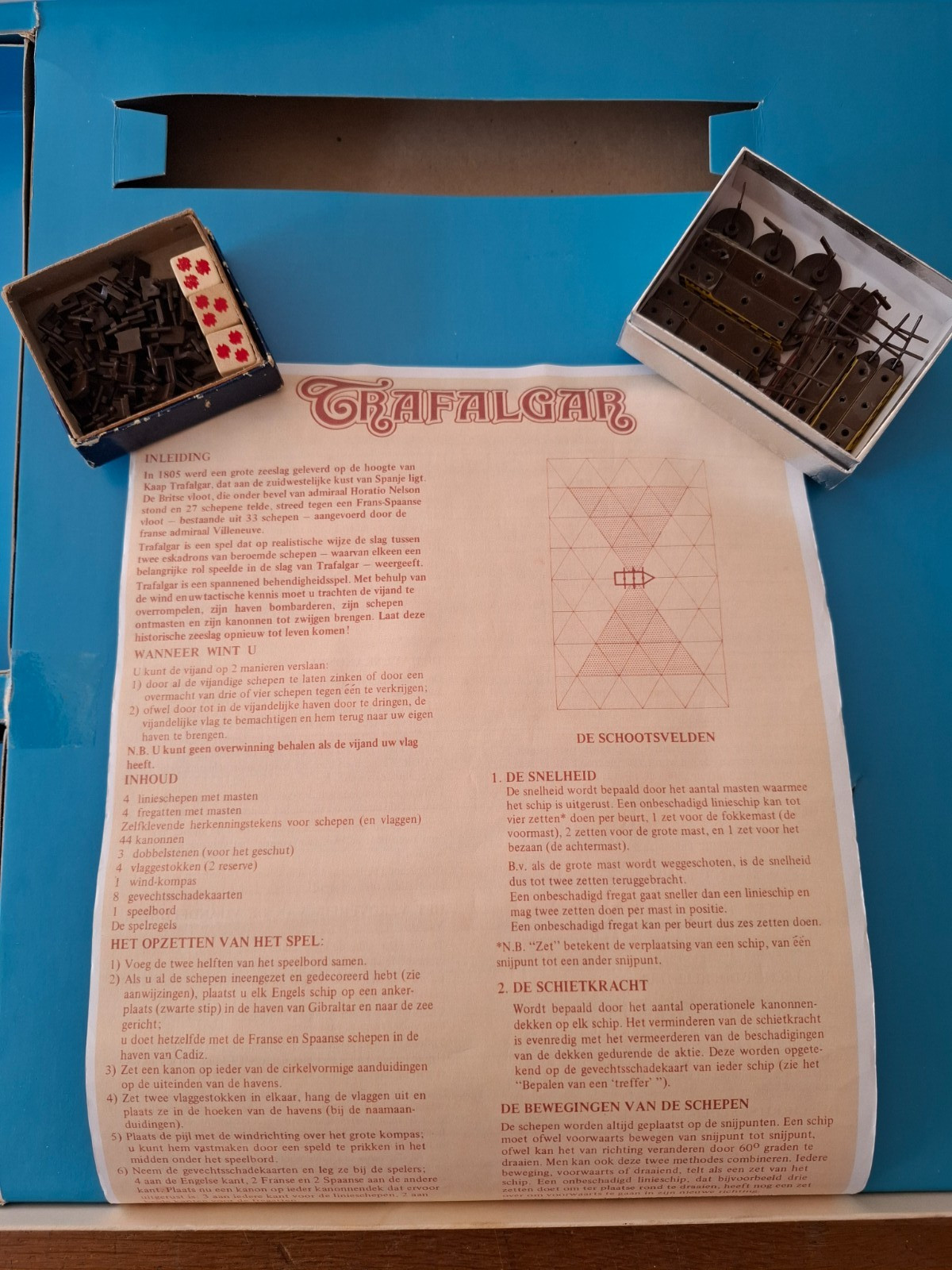 Trafalgar The realistic Sea battle game – Action Games and Toys Ltd 1973