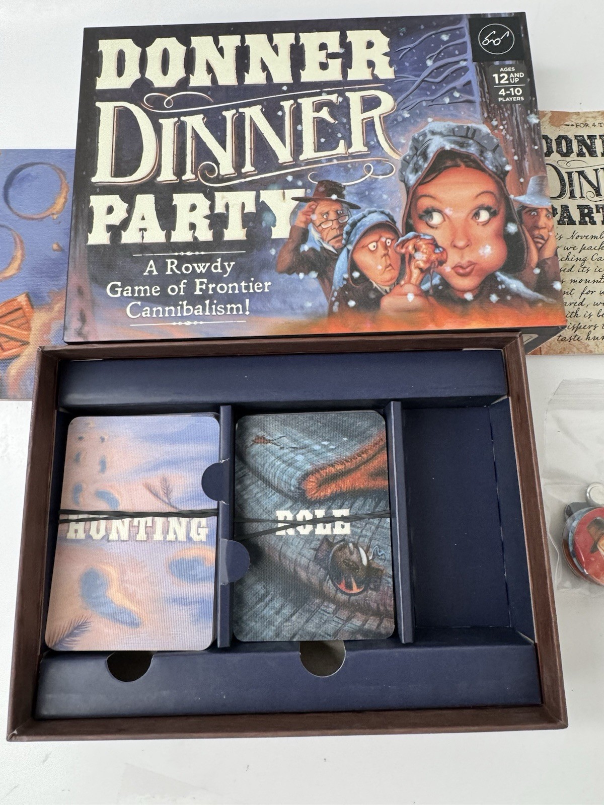 Donner Dinner Party Game A Rowdy Game Of Frontier Cannibalism