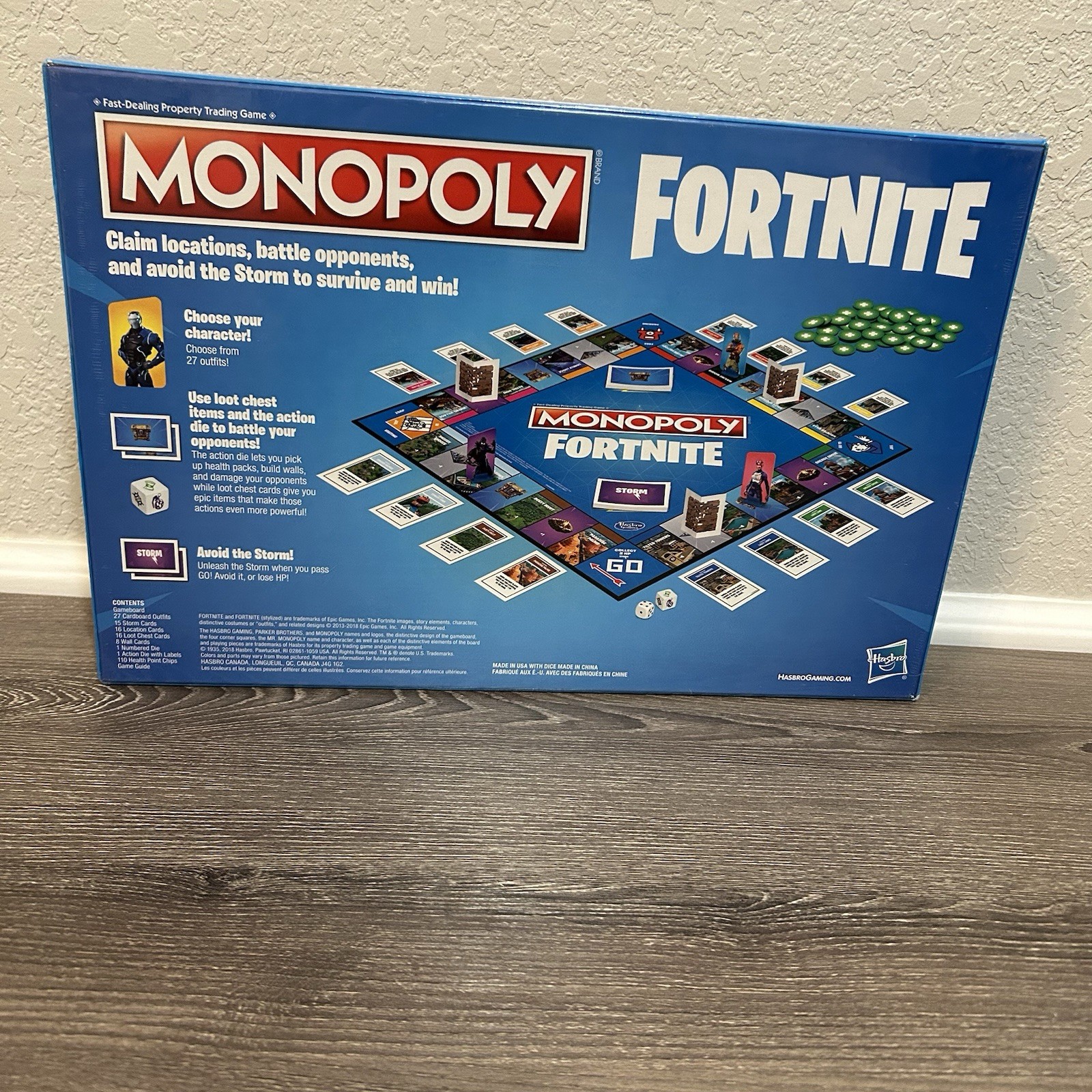 Fortnite Monopoly~Parker Brothers~Hasbro Gaming New & Sealed
