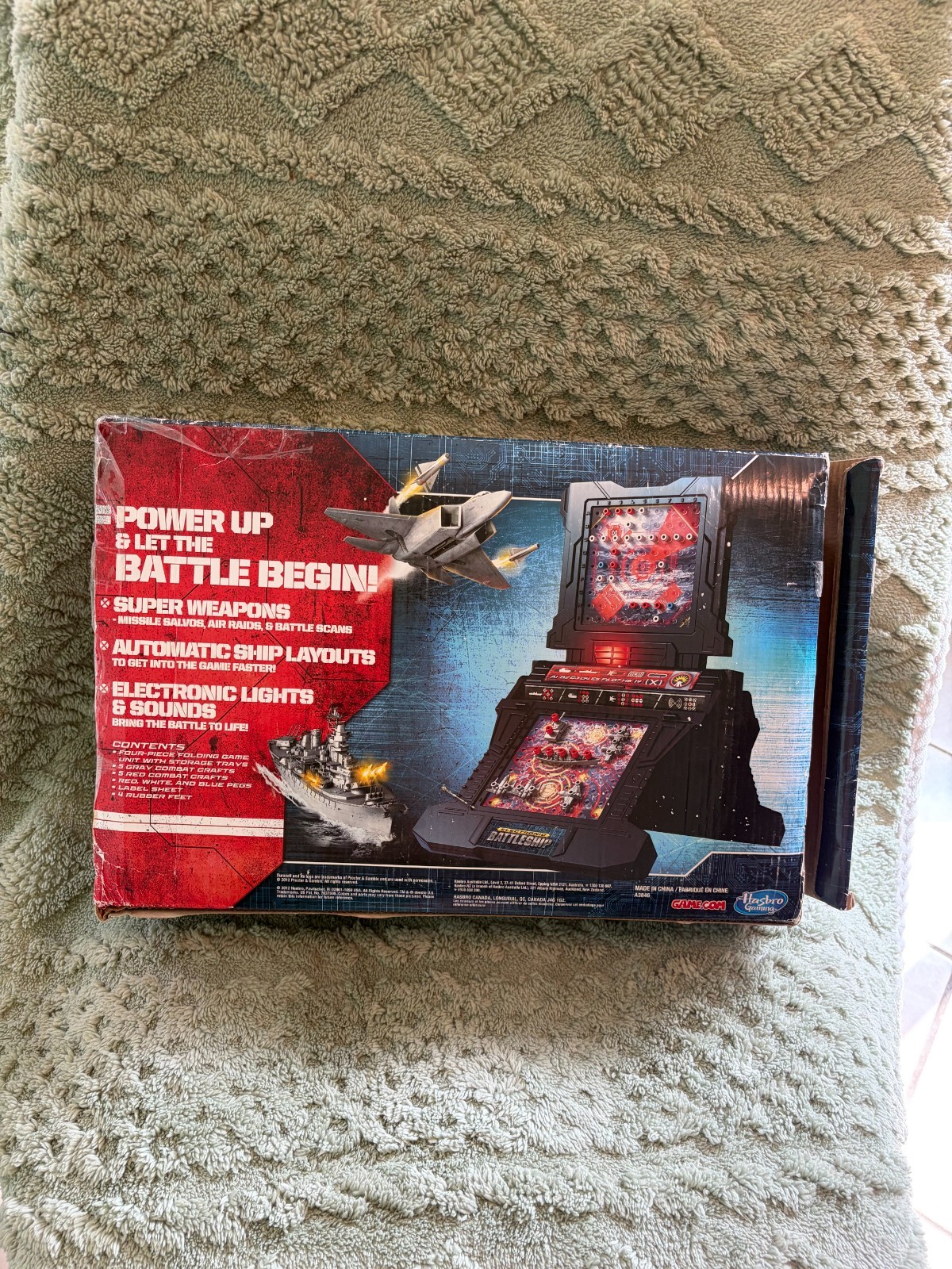 Electronic Battleship Board Game Hasbro Gaming Complete w/ Box & Manual