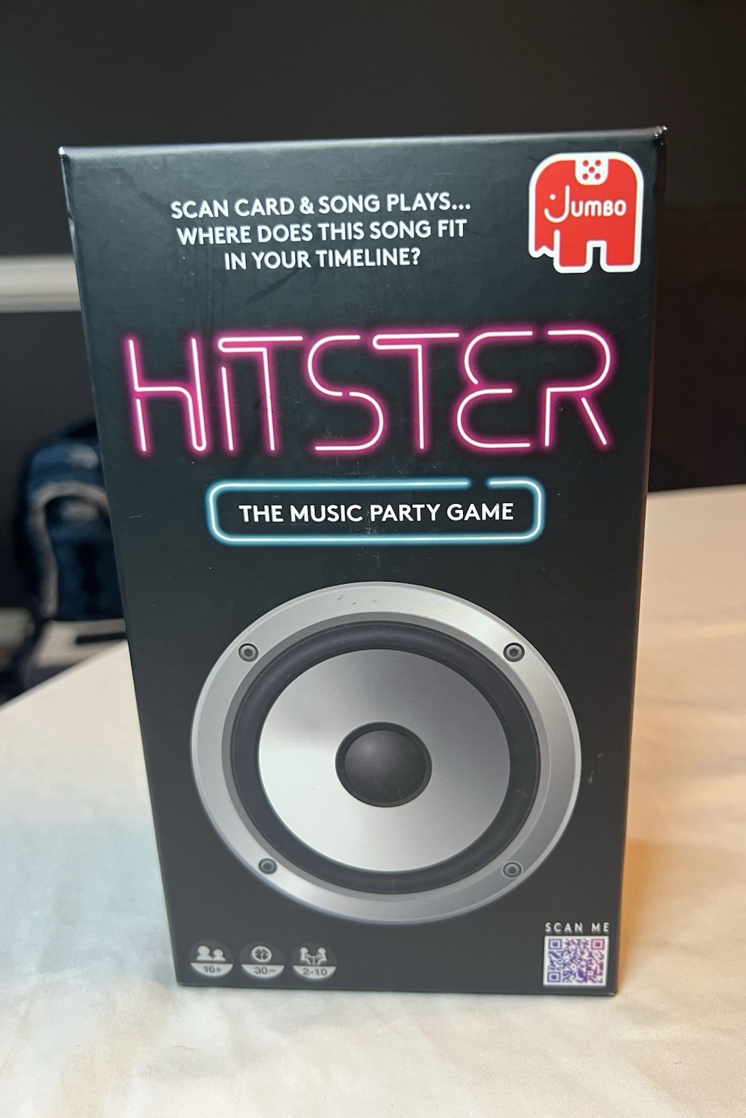 HITSTER Music Party Game Jumbo 2024 New Sealed 308 Cards Spotify App