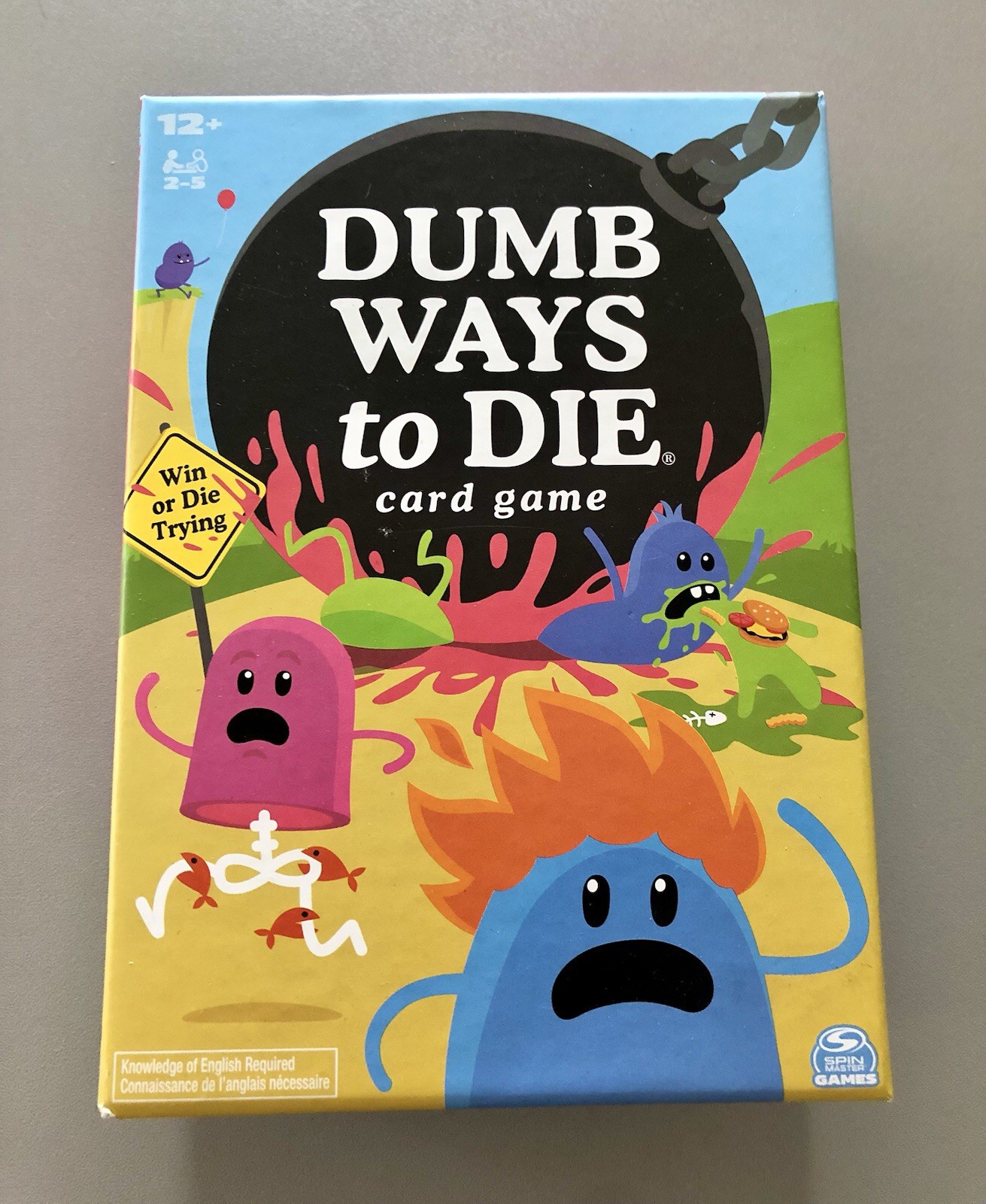DUMB WAYS TO DIE board game card Game Night cards against humanity