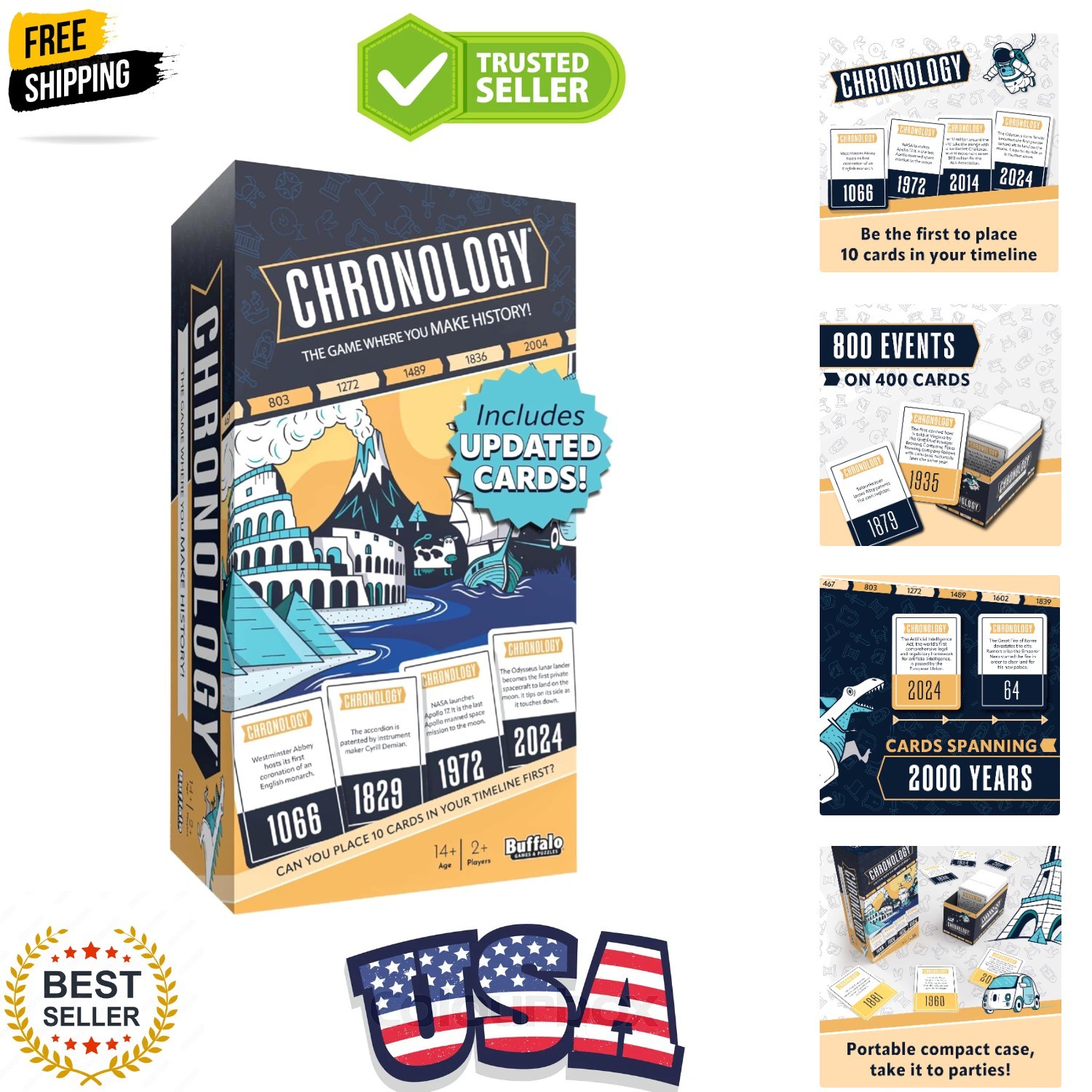 Chronology – The Game Where You Make History – Historical Timeline Trivia for…