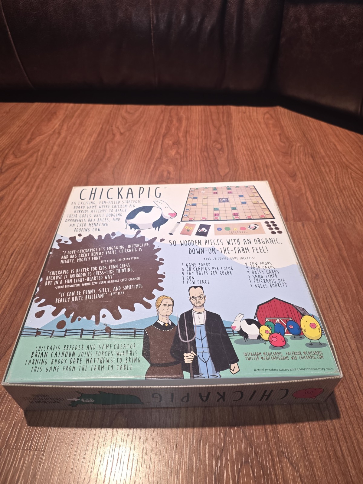 Chickapig Strategic Farm Family Board Game 100% Complete Clean