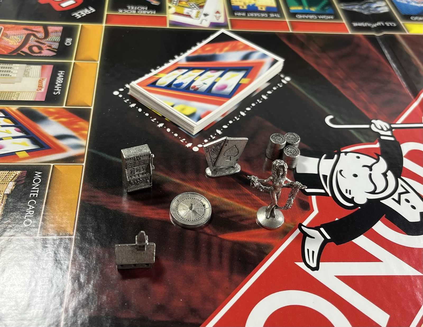 Monopoly Las Vegas Edition Parker Brothers Vintage 2000 Board Game Complete