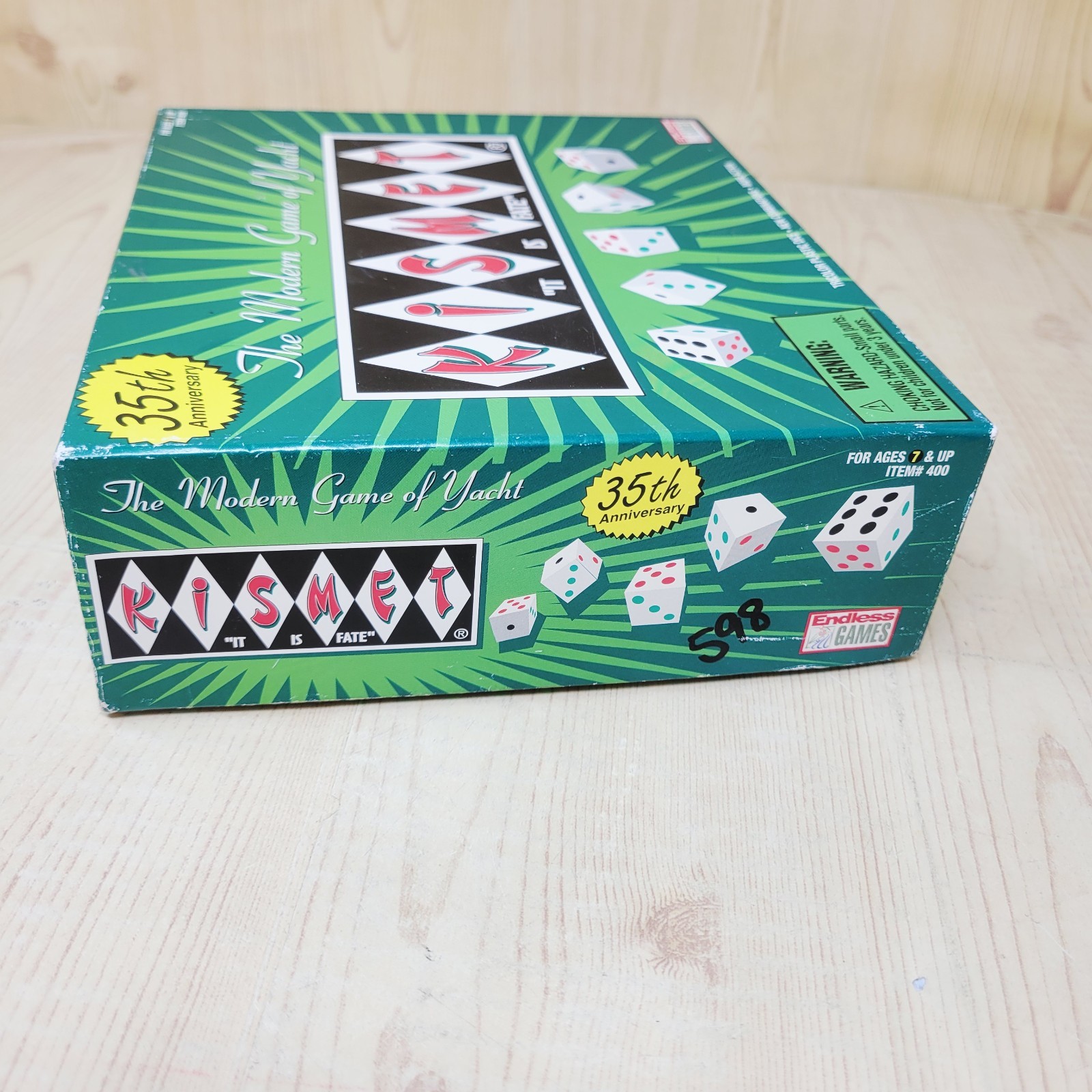 Vintage Kismet “The Modern Game Of Yacht” 35th Anniversary MISSING TWO DICE!