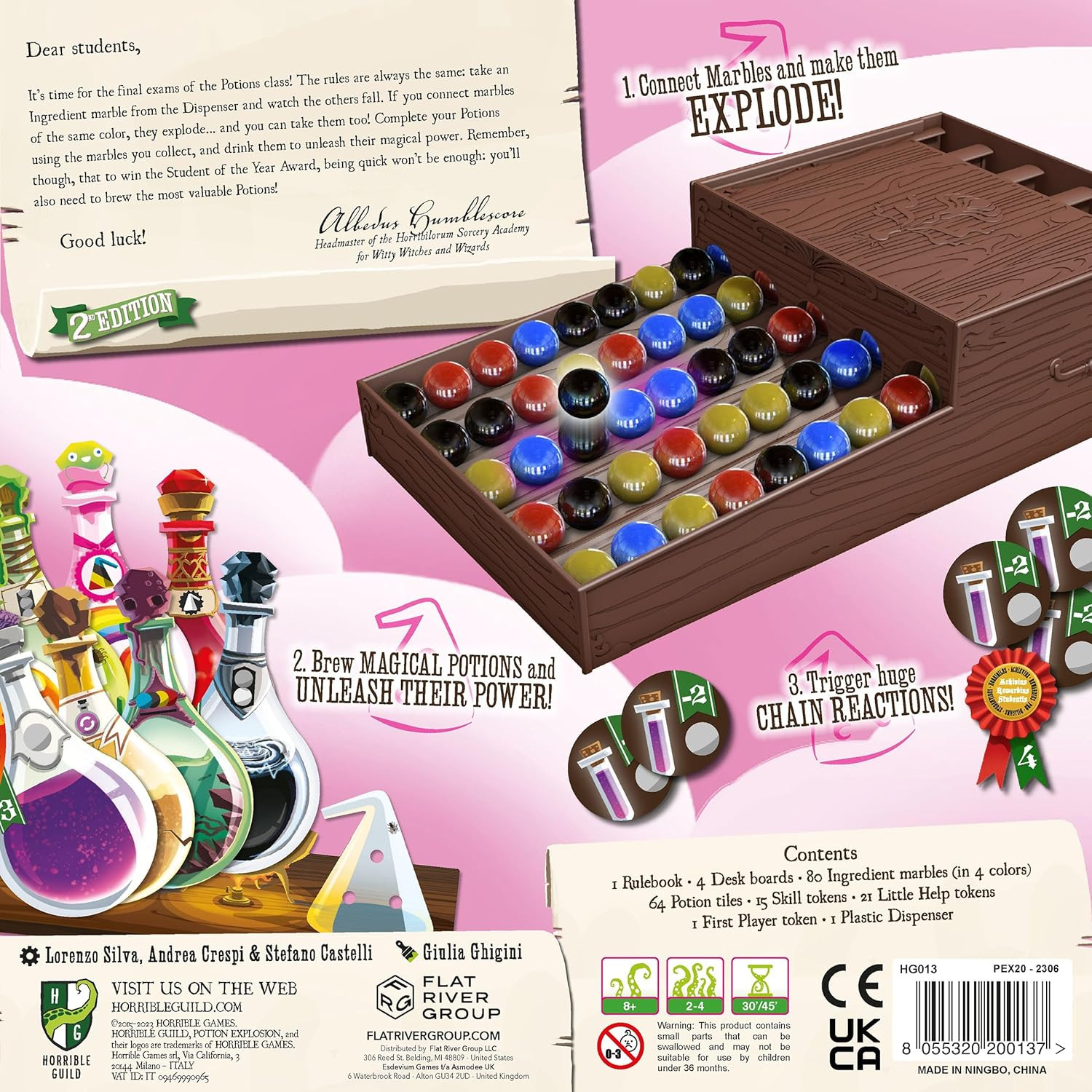 Horrible Games | Potion Explosion (3Rd Edition) | Strategy Board Game | Now with