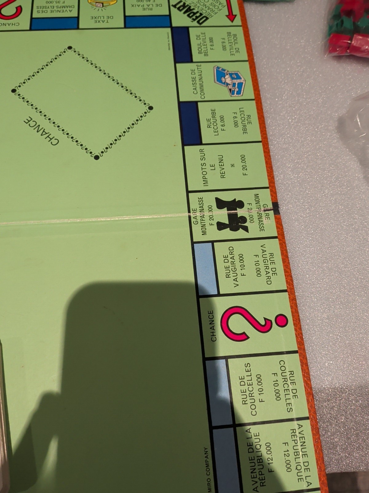 Vintage Monopoly MIRO French Edition Complete Luxury Orange Box 1970s Board Game