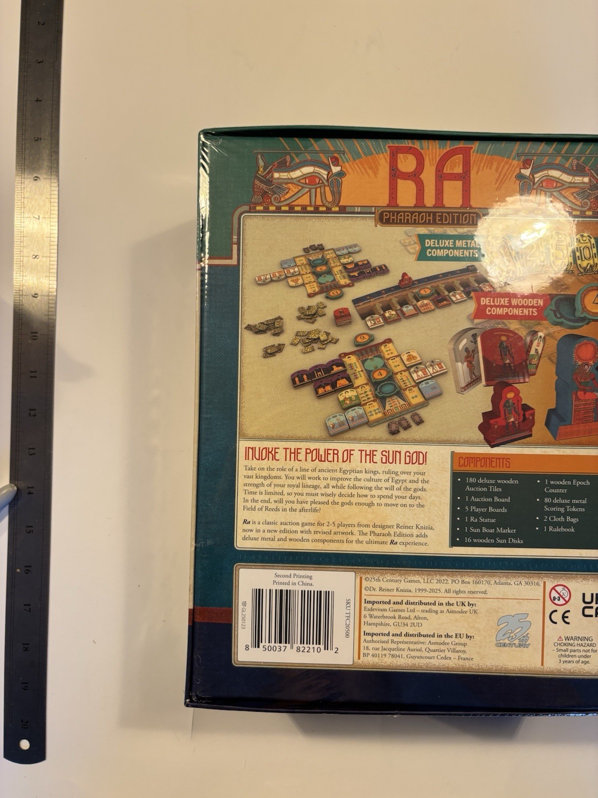 RA Deluxe Pharaoh Edition & Trader Expansion Set sealed