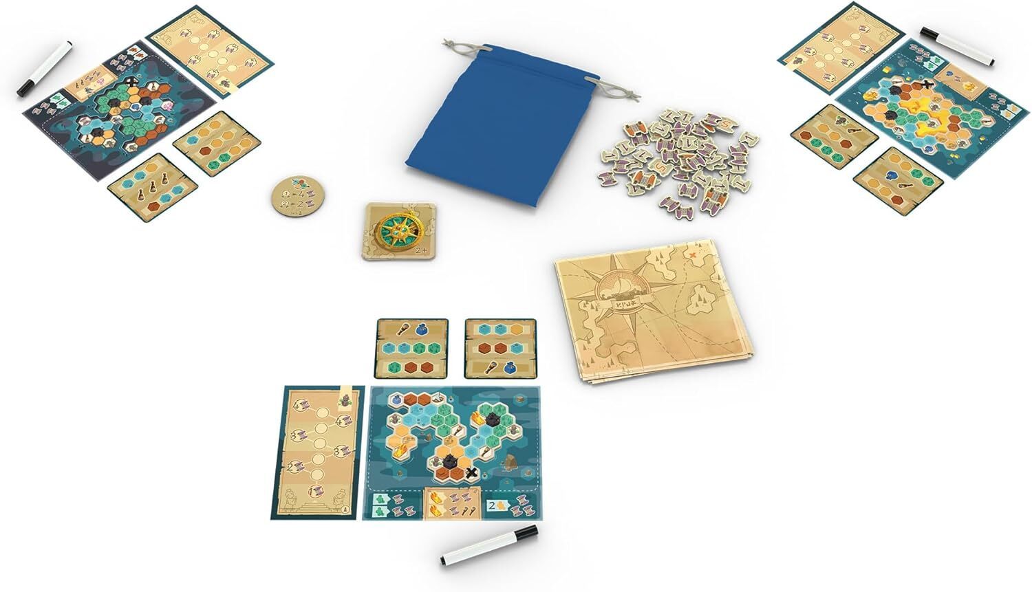 Rivages – 2024 – 1-5-Players – New, Sealed – Pandasaurus Games