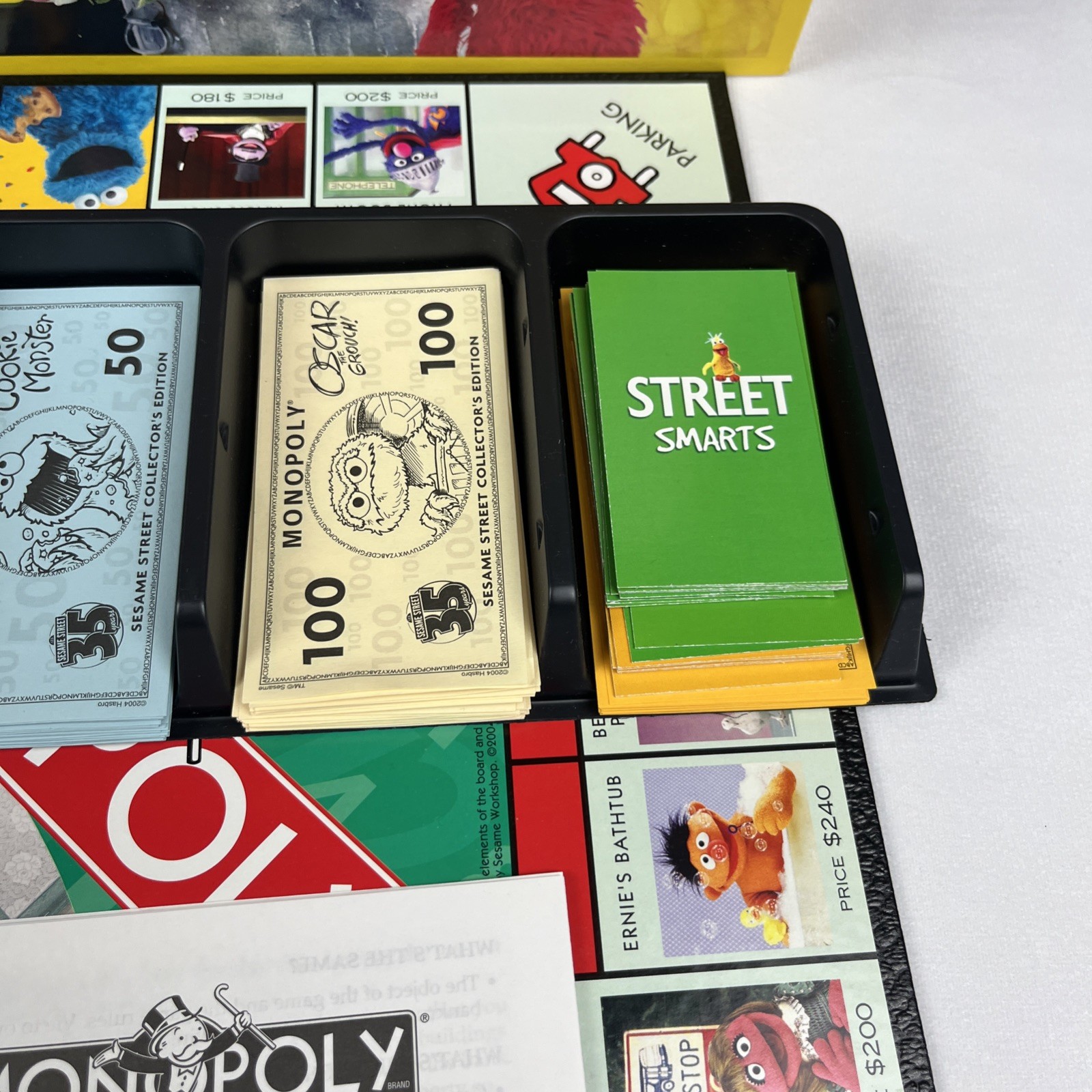 Monopoly Sesame Street 35 Years 2004 Hasbro 100% Complete in packaging