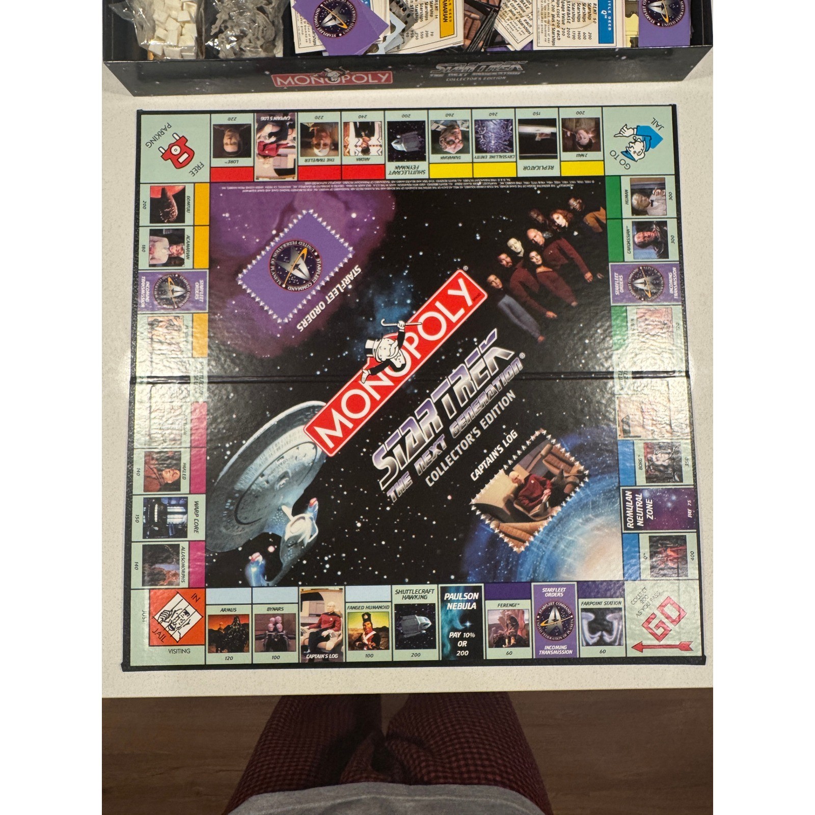 Vintage Star Trek The Next Generation Monopoly Collector’s Edition Board Game