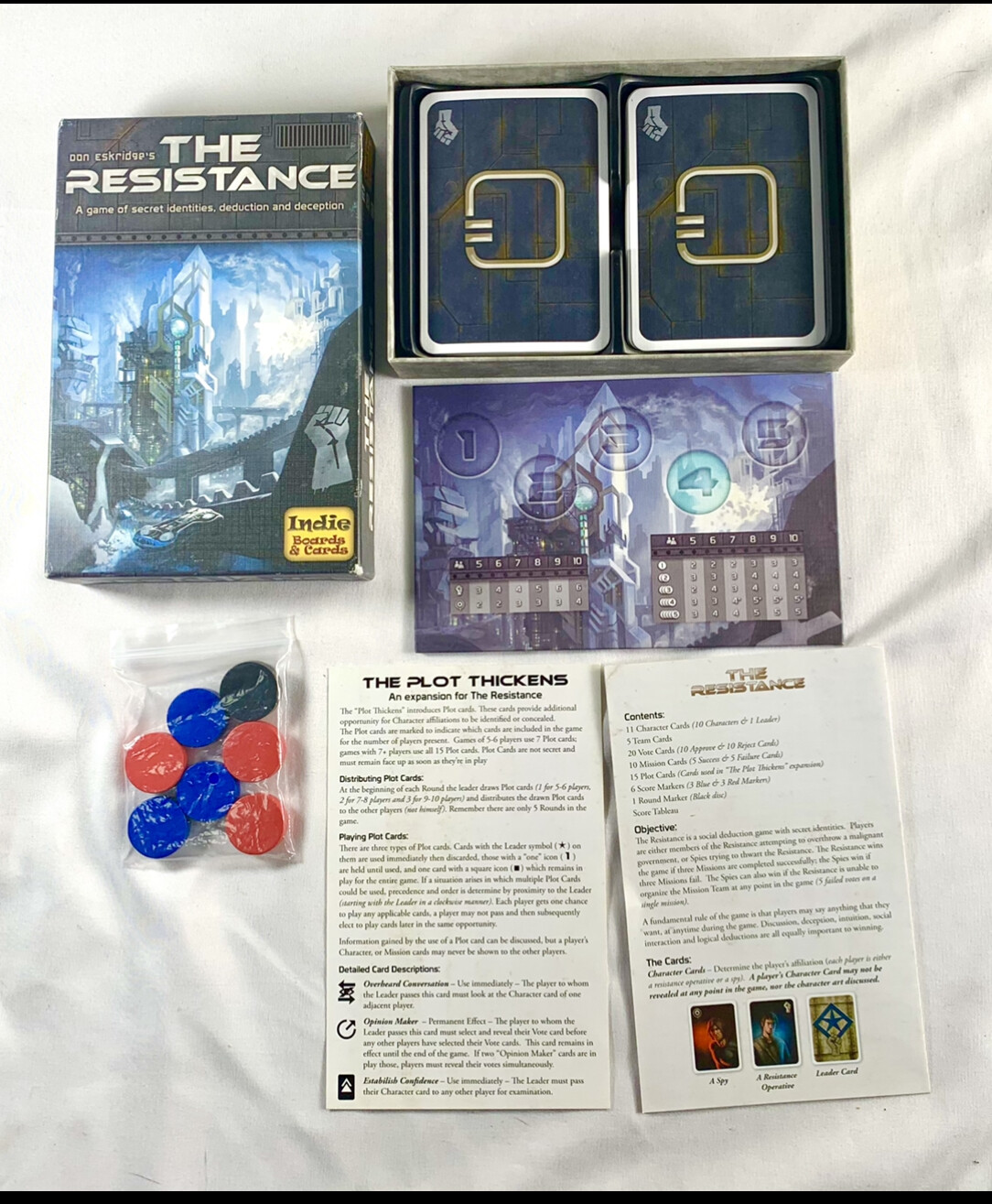 Indie Boards & Cards Boardgame The Resistance (1st Edition) Fair