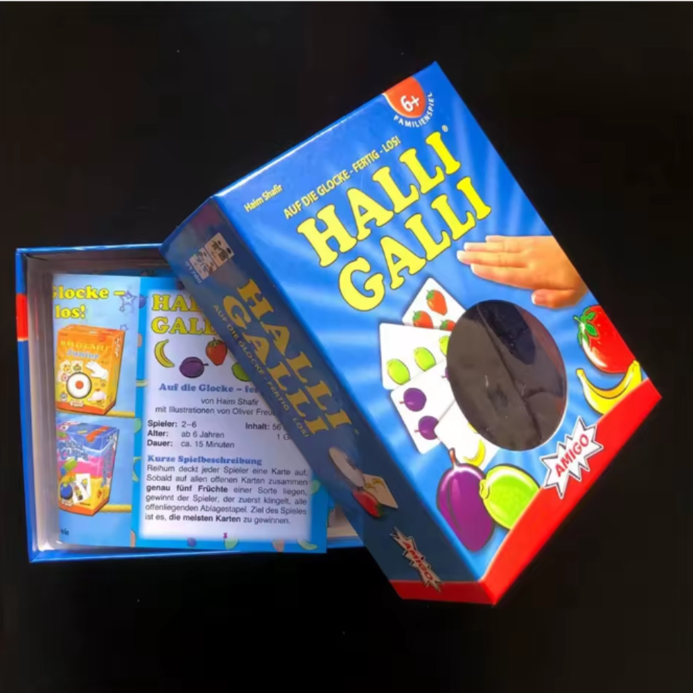 Halli Galli Family Card Game Fast Reaction Party Game Holiday Gathering Fun