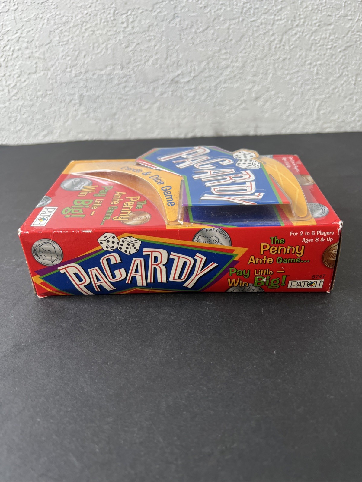 Pacardy Cards and Dice Game Patch Products 2005 Brand New Sealed