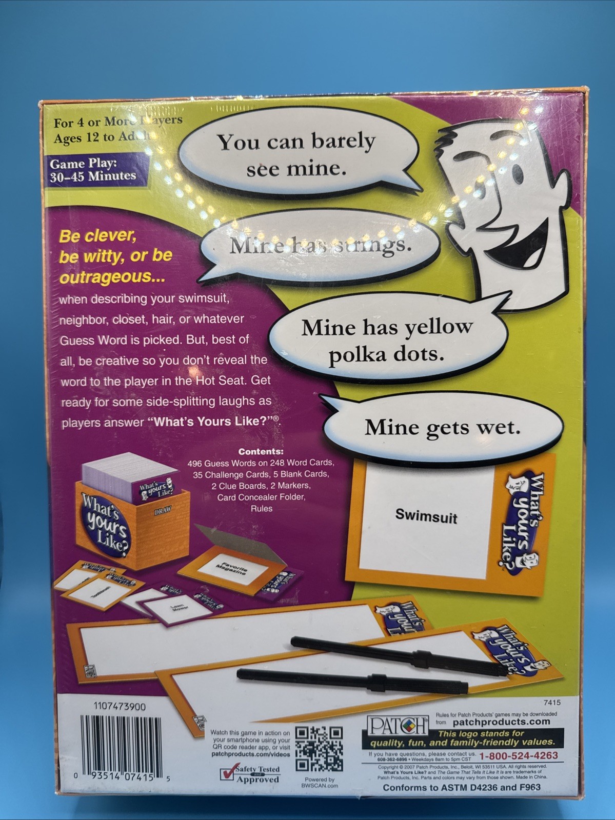 What’s Yours Like? The Game That Tells It Like It Is! Group Party Game Ages 12+