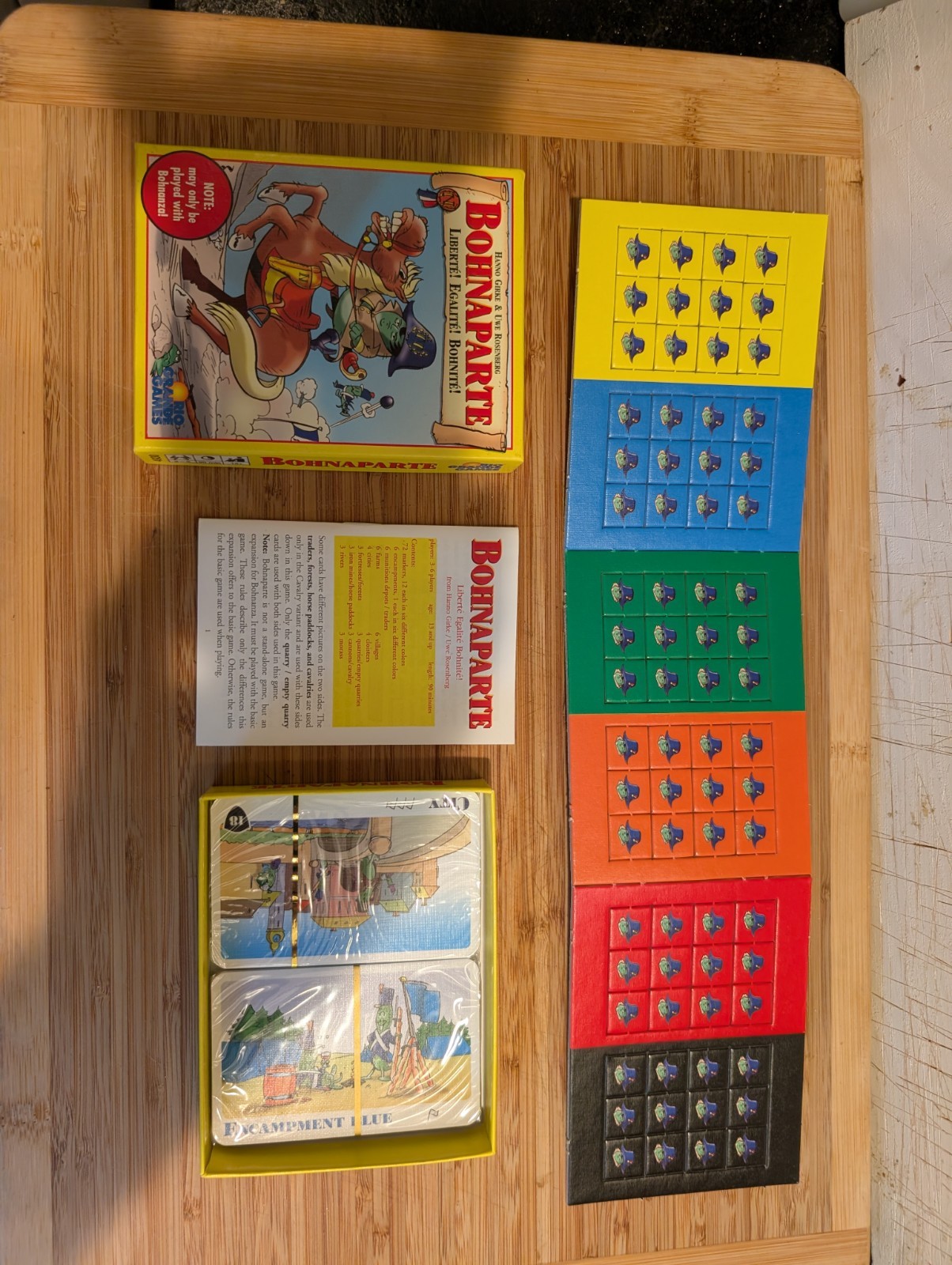 King of the Elves + Space Beans + High Bohn + Bohnaparte – Rio Grande Game Lot