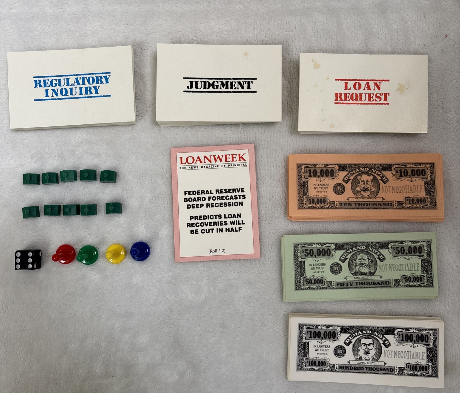 Vintage Rare 1988 Frandzel & Share’s Law Firm Daze of Our Loans Promo Board Game