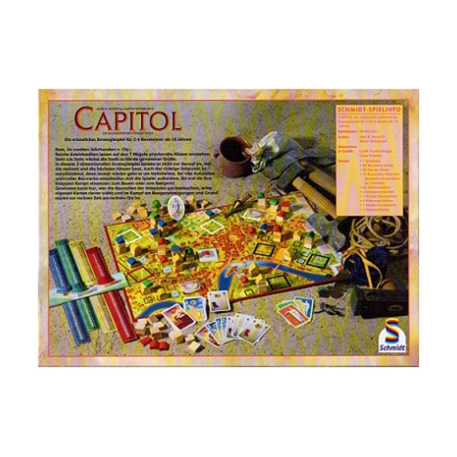 Schmidt Spiele Boardgame Capitol (German Ed) Box VG+/NM