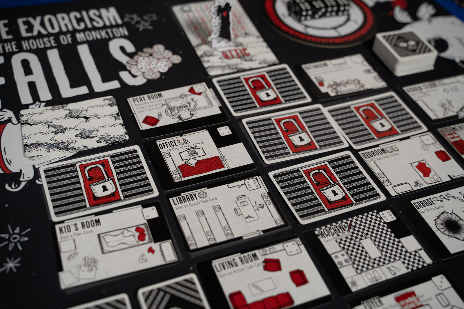 Horror Board Game The Exorcism at the House of Monkton Falls