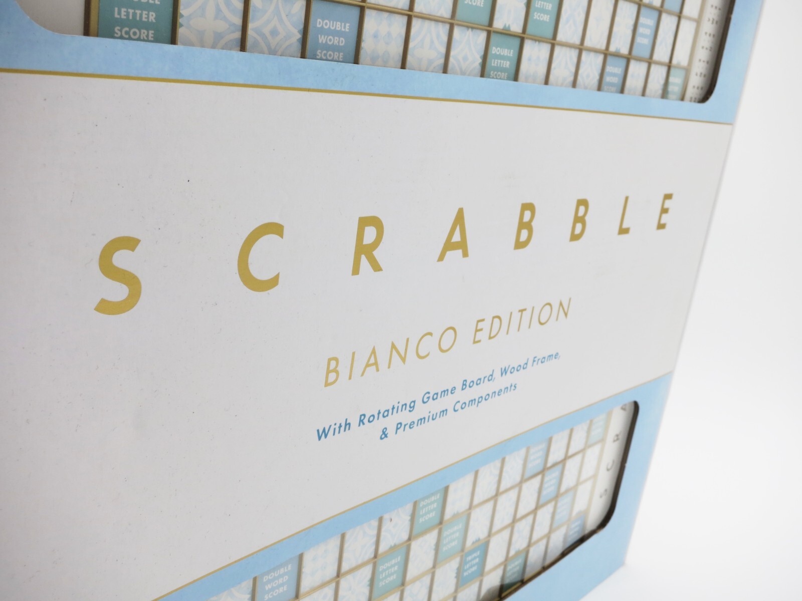 SOLD OUT WS Game Company SCRABBLE Bianco Edition Deluxe