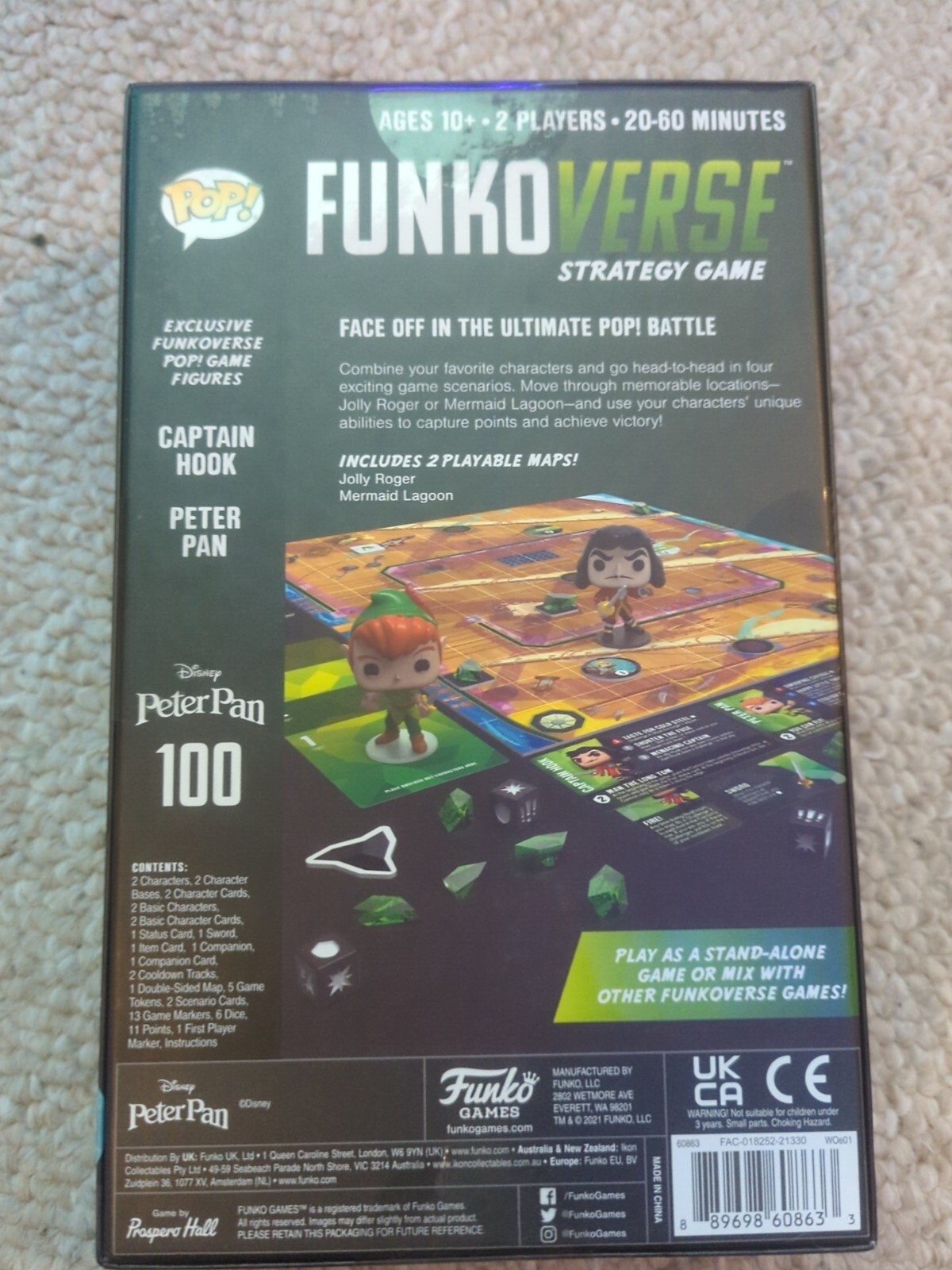 Funko Funkoverse: Peter Pan 100 Strategy Game (Styles May Vary) Hook New