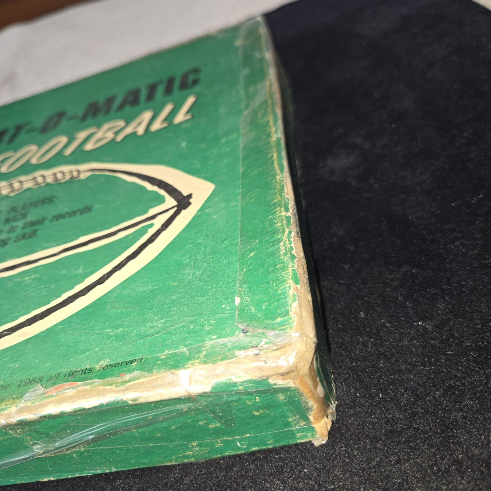 1972 1971 Season Strat-O-Matic Pro Football Sports Board Game missing Steeler