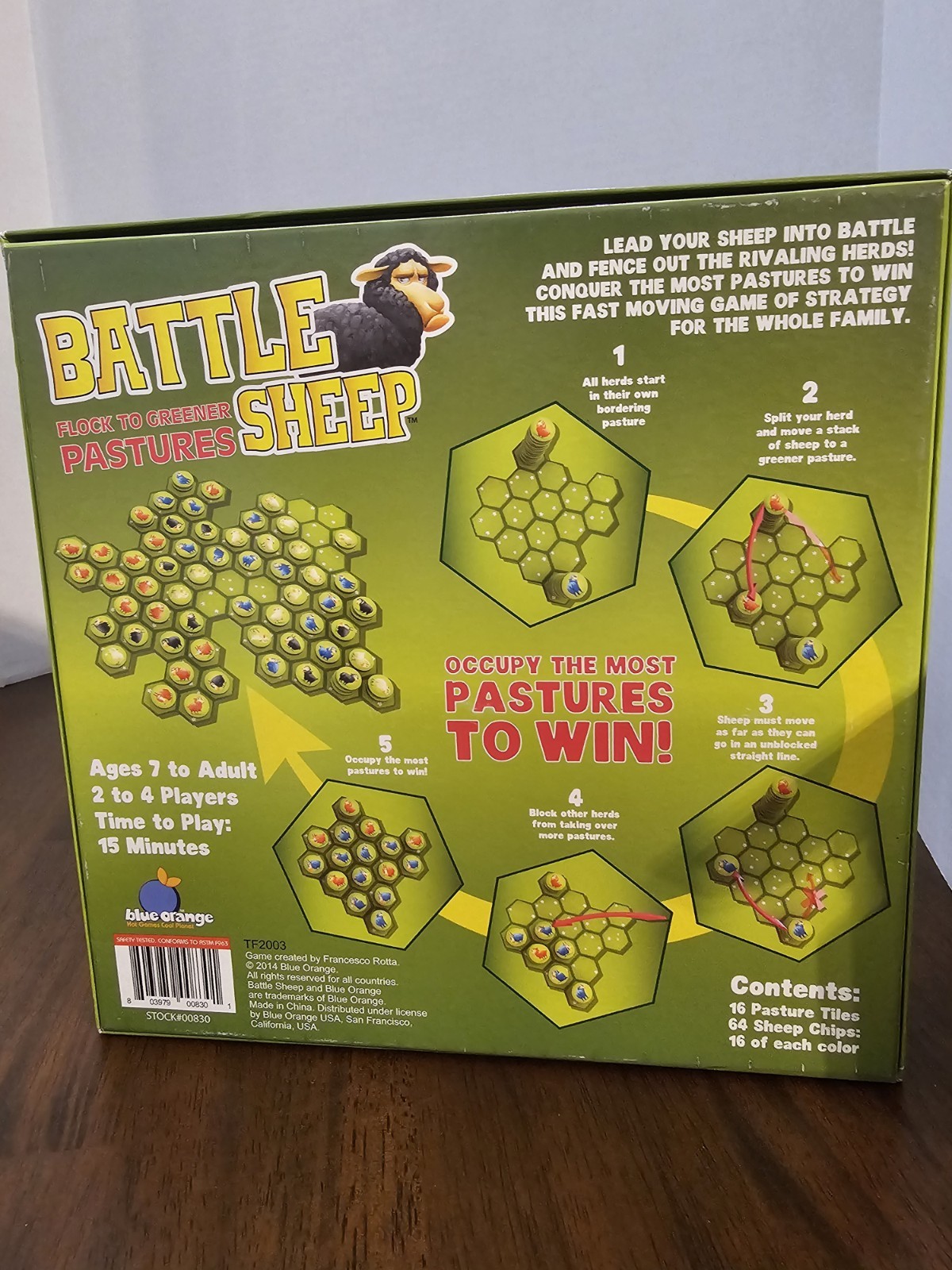 Battle Sheep Flock to Greener Pastures Game Complete! EUC! Award Winner Game
