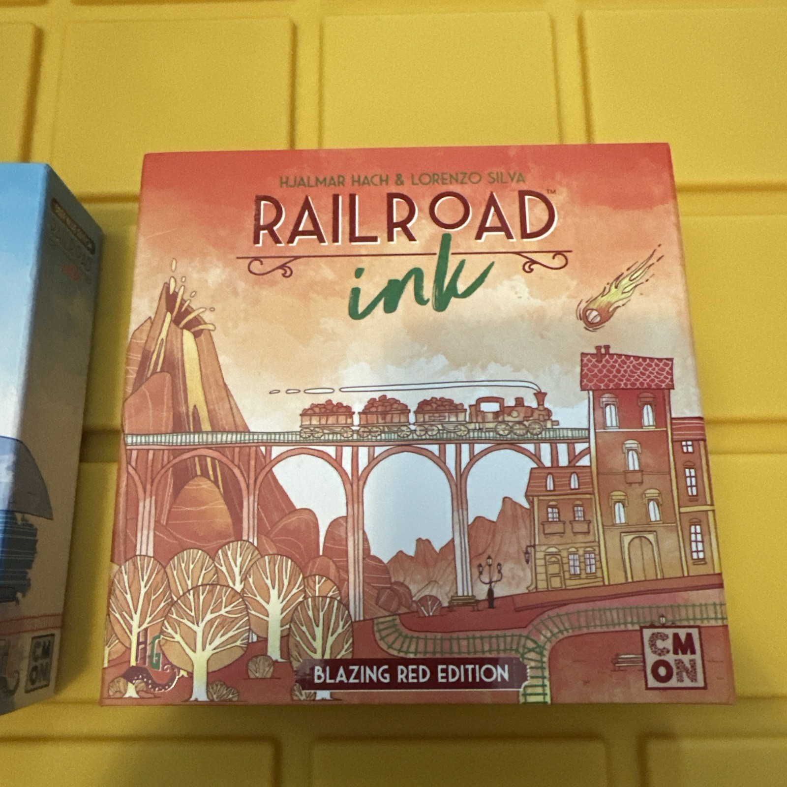 Railroad Ink Deep Blue Edition and Blazing Red Edition