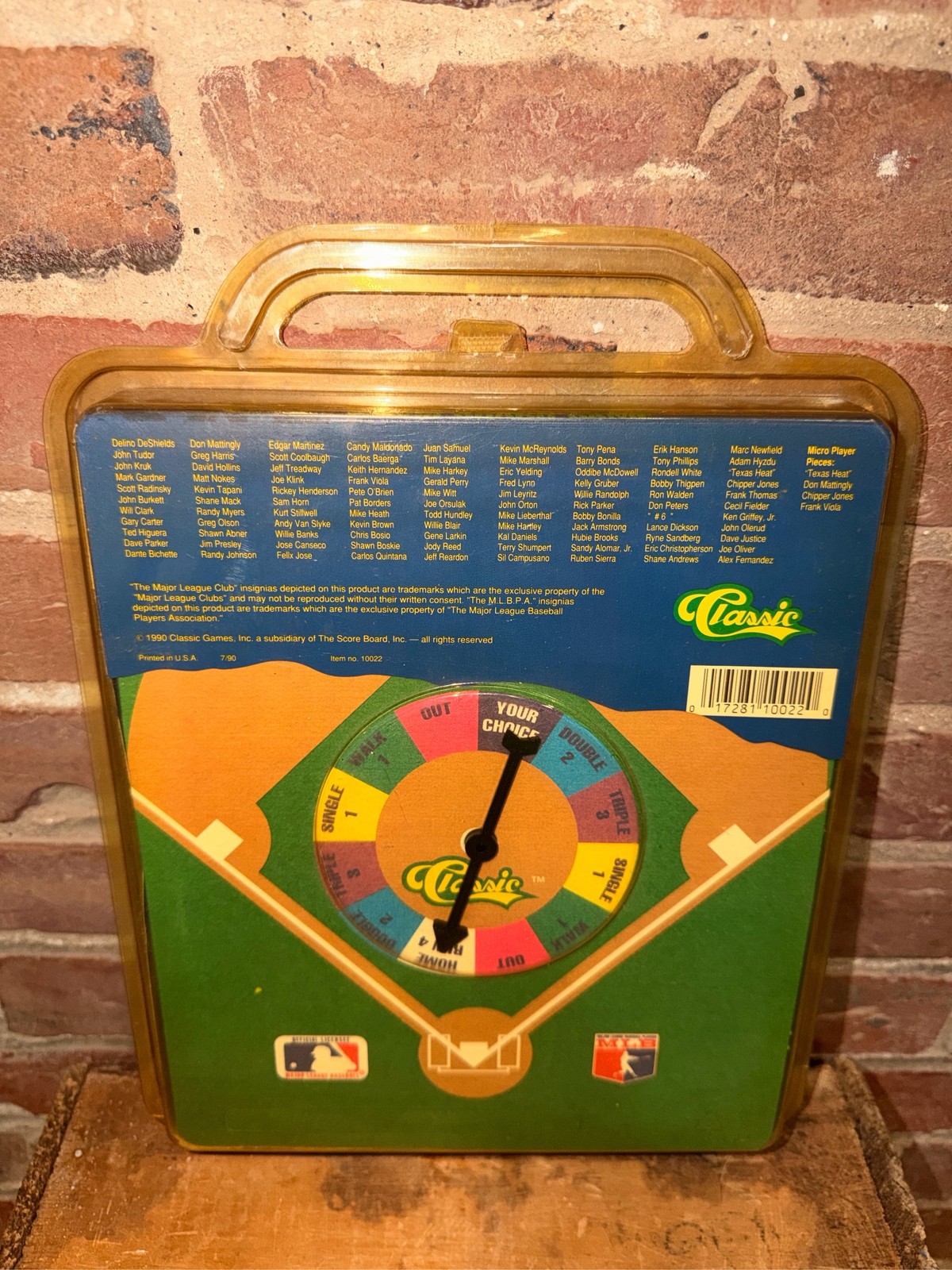 1990 Classic MLB Baseball Trivia Board Game Ken Griffey Jr. Unopened