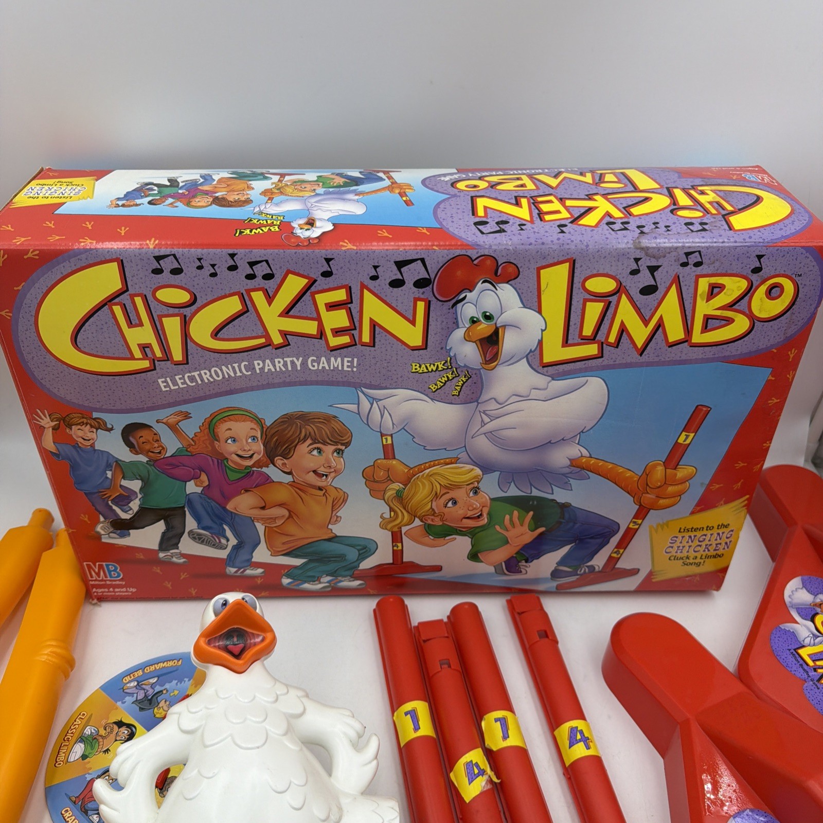 1994 Chicken Limbo Electronic Party Game Milton Bradley Complete WORKS SEE VIDEO