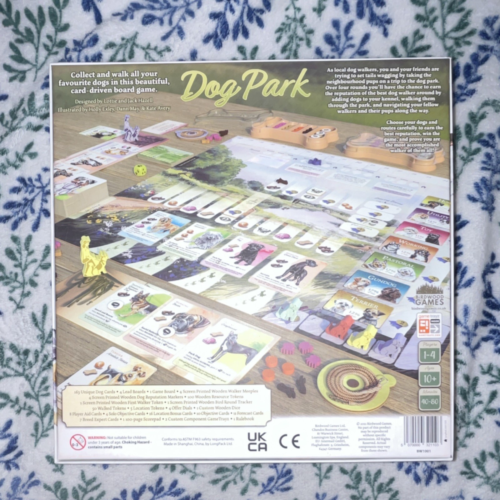 Dog Park Board Game Birdwood Games 1-4 Players Ages 10+ Complete
